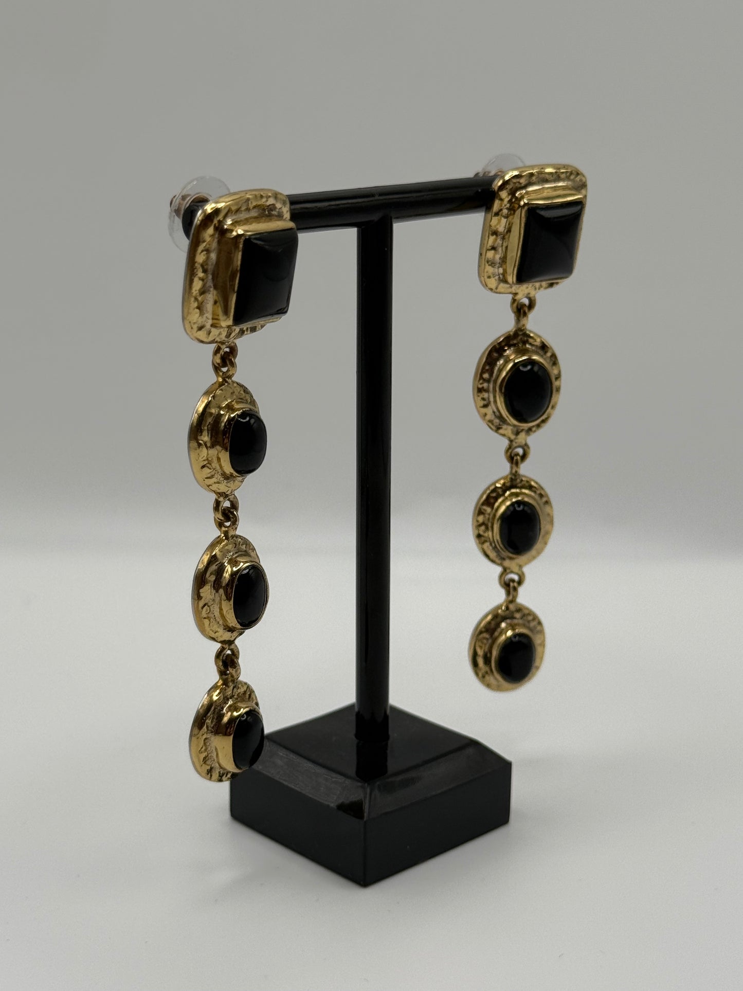 Noir Cascade Earrings