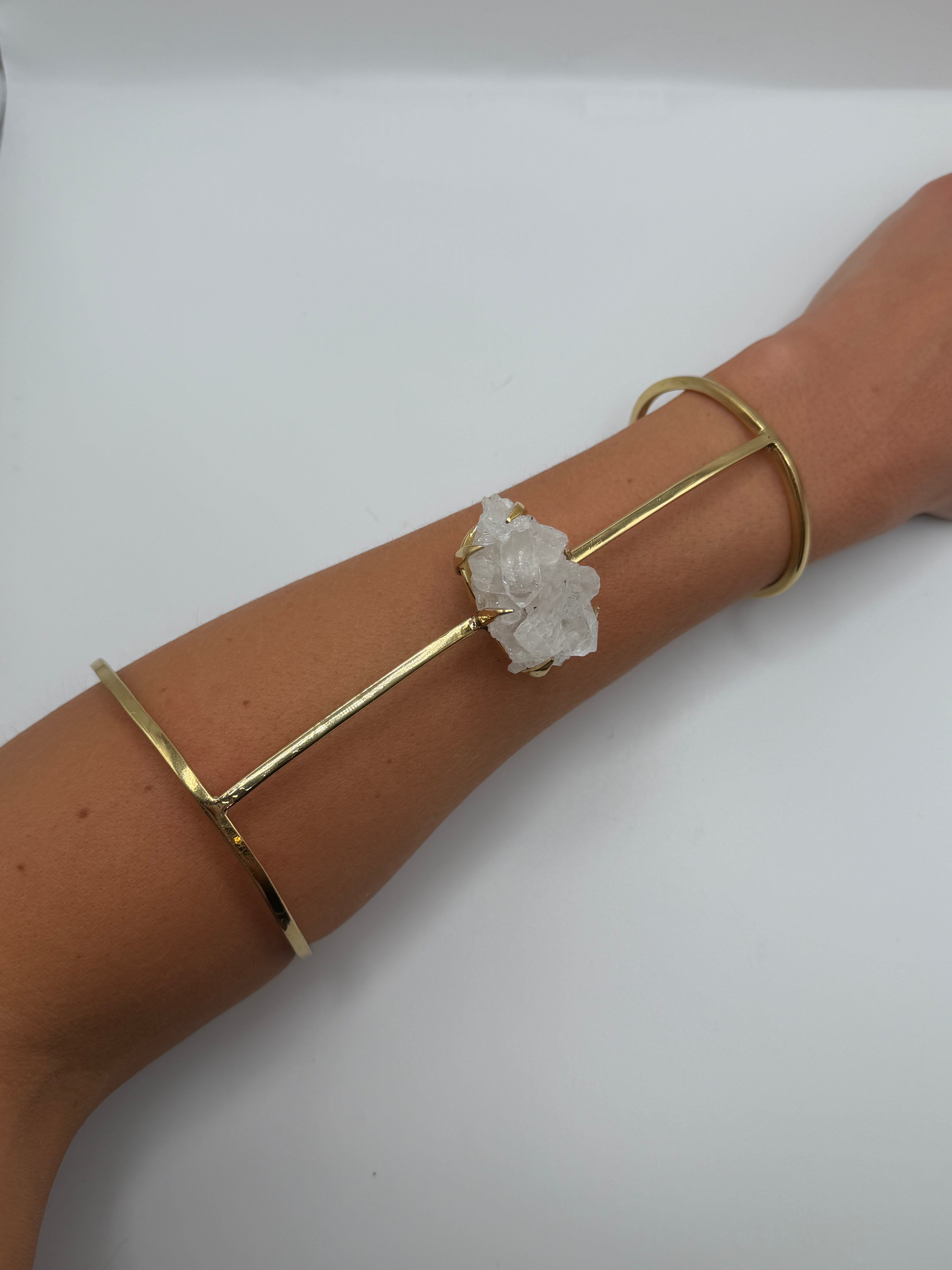 Axis Quartz Crystal Cuff