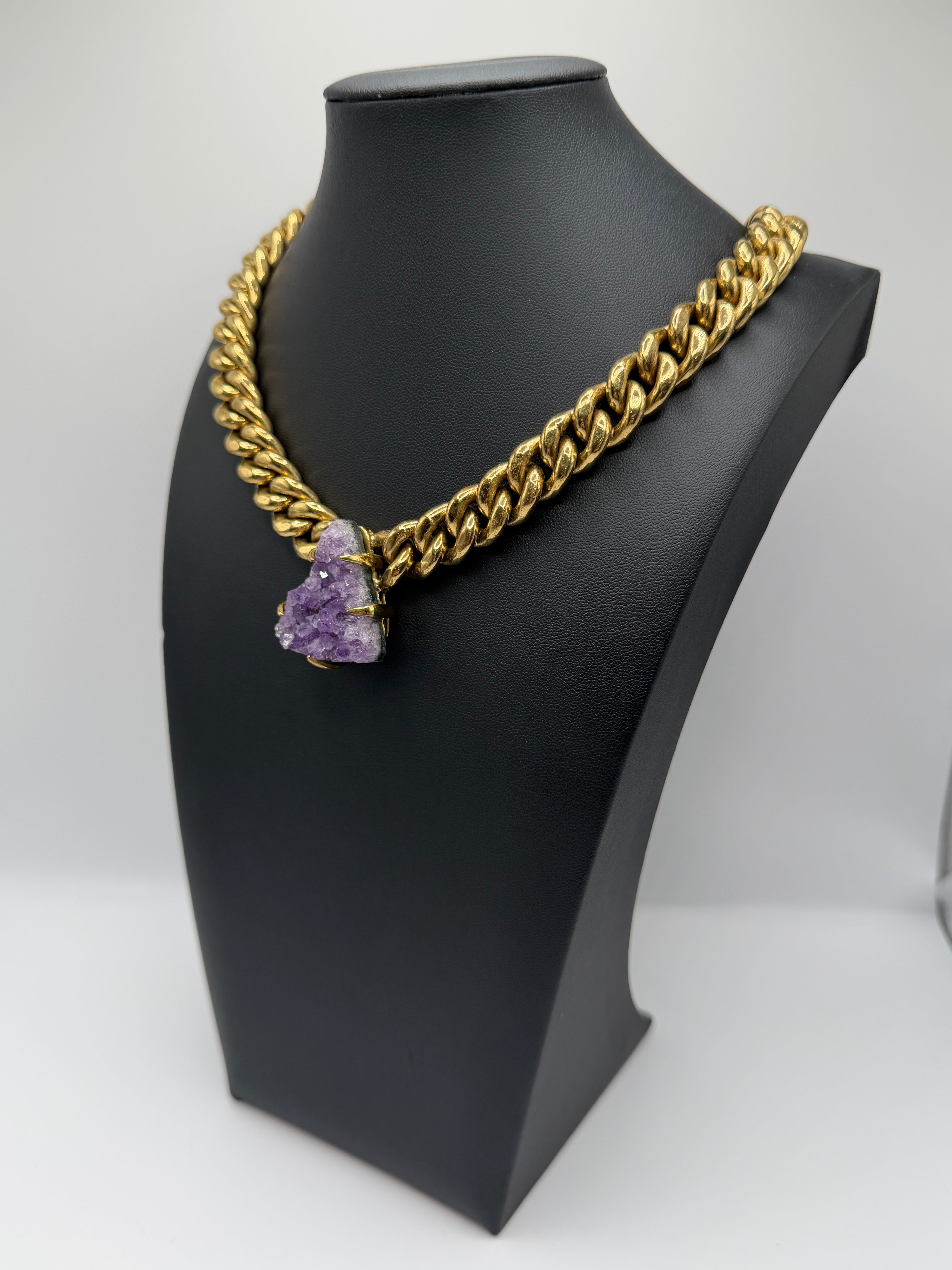 Amethyst Triangle Chain