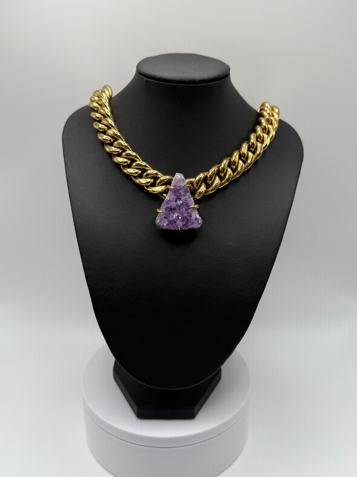Amethyst Triangle Chain