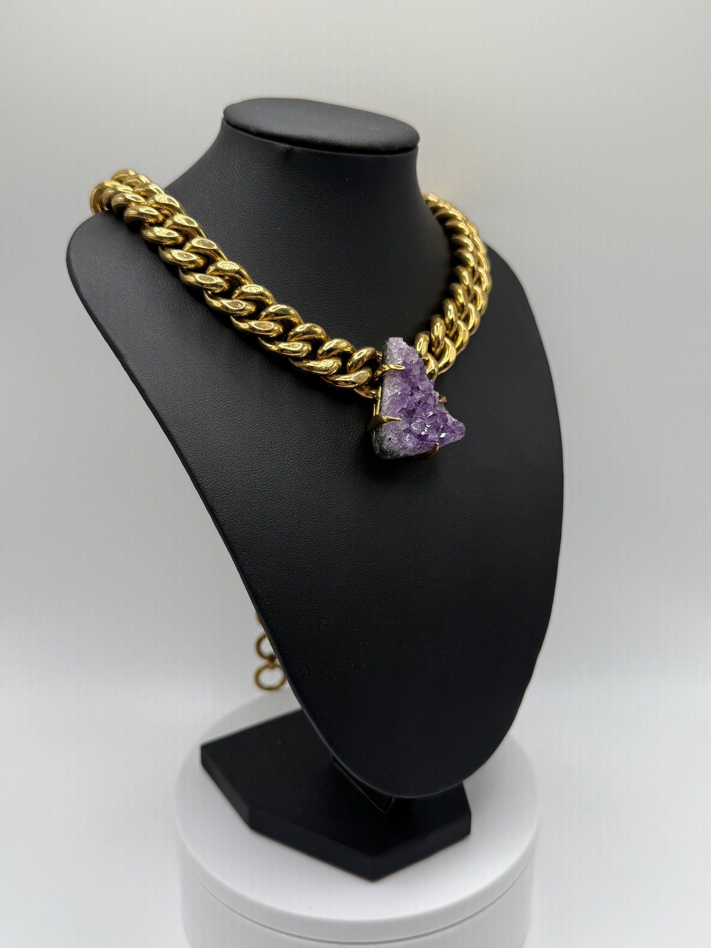 Amethyst Triangle Chain