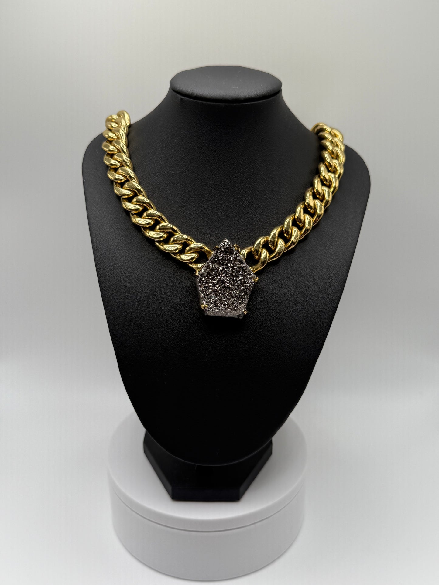 Volcanic Druzy Chain