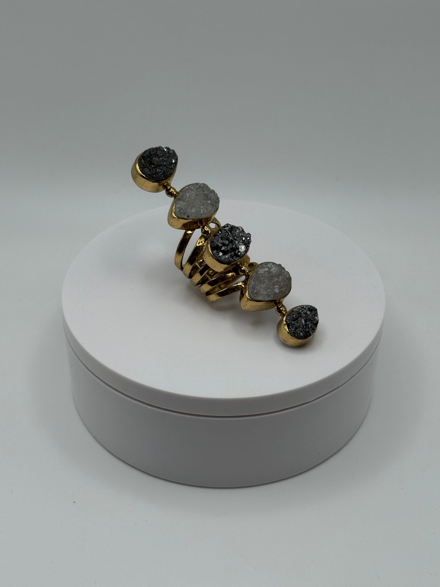 Statement Druzy Ring