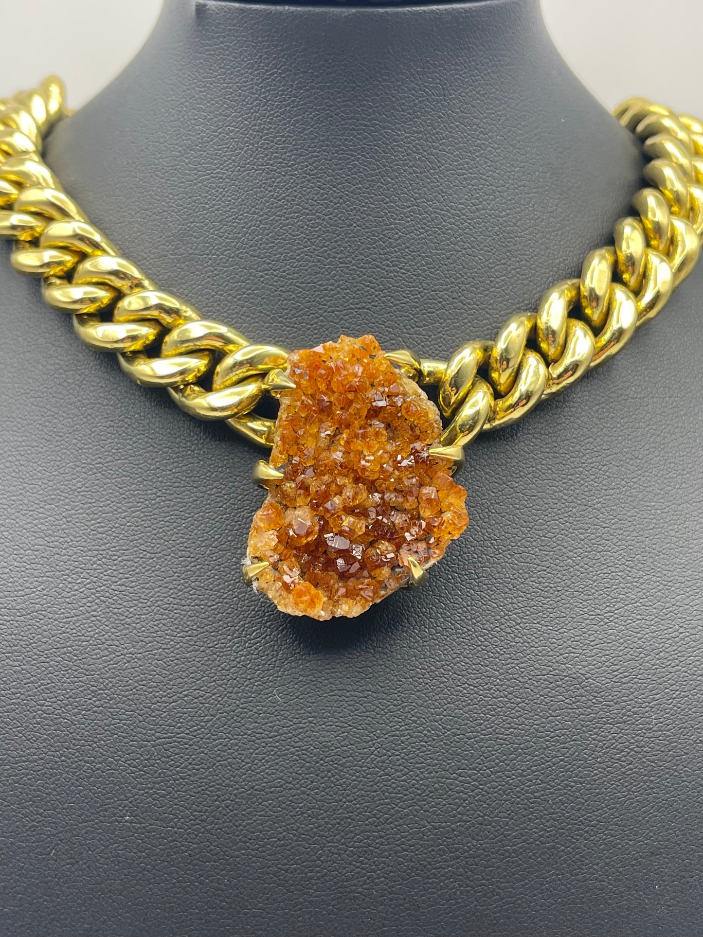 Amber Chain Neckpiece