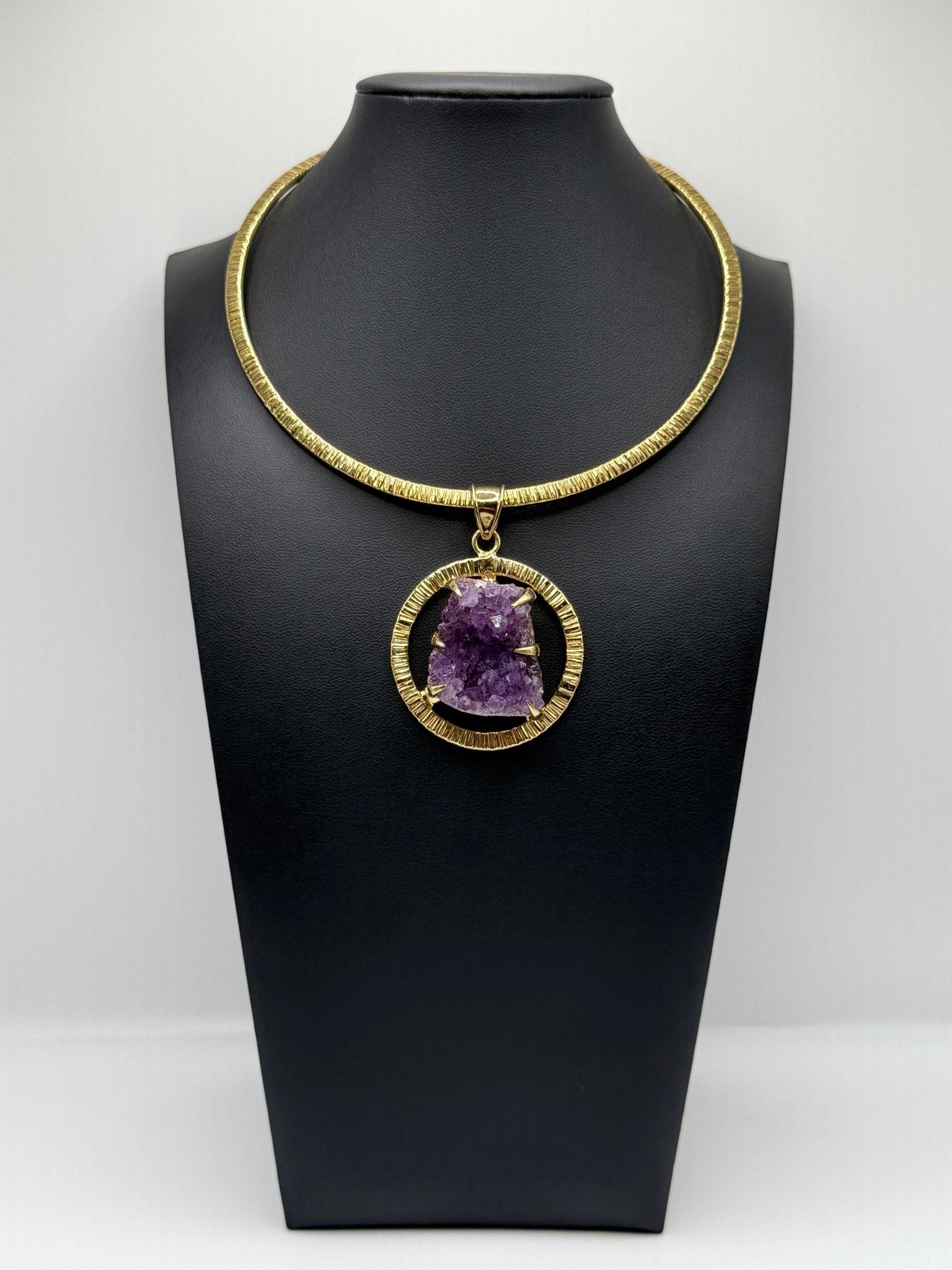 Amethyst Halo - AVA Jewelry