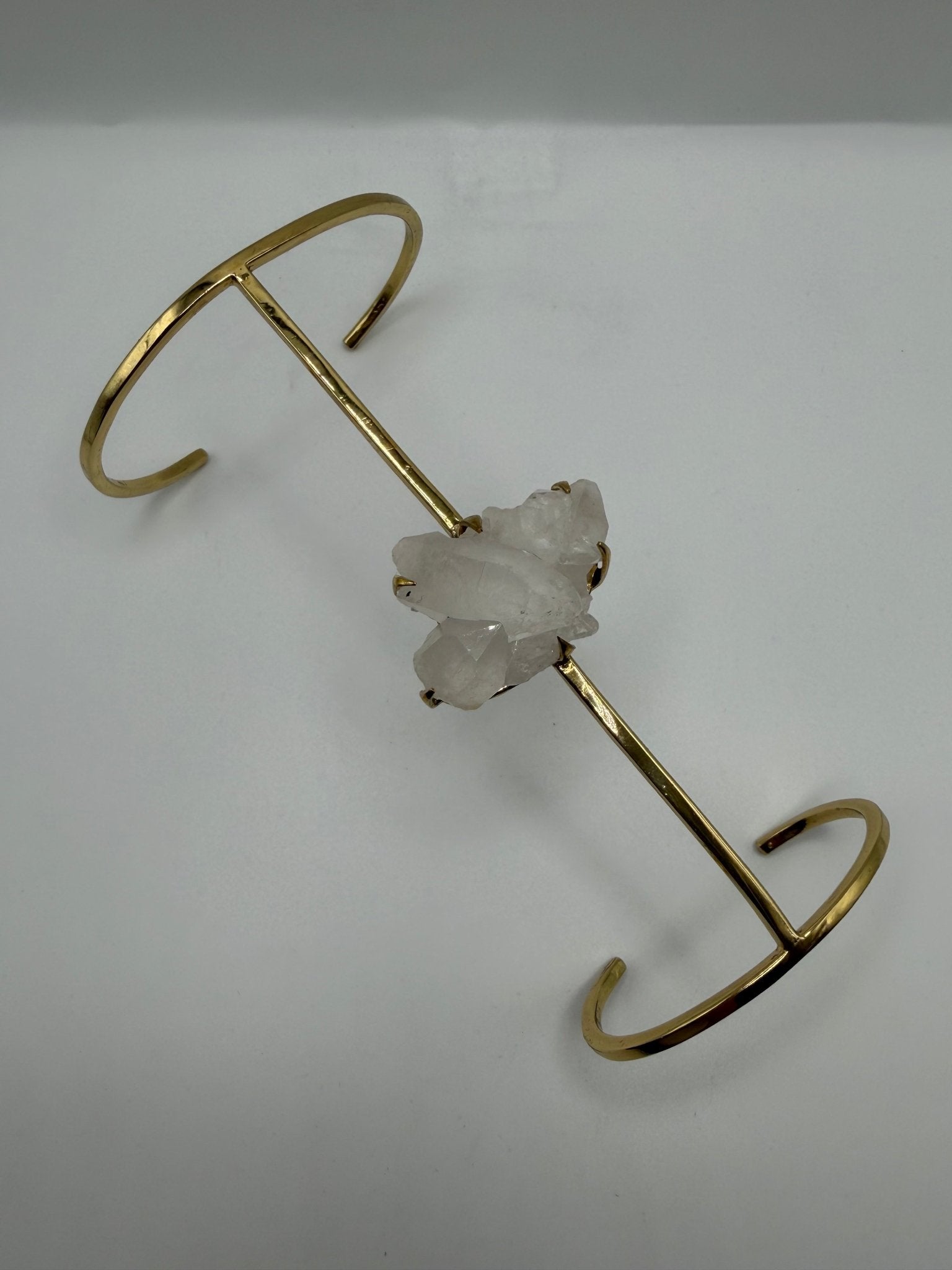 Axis Quartz Crystal Cuff - AVA Jewelry