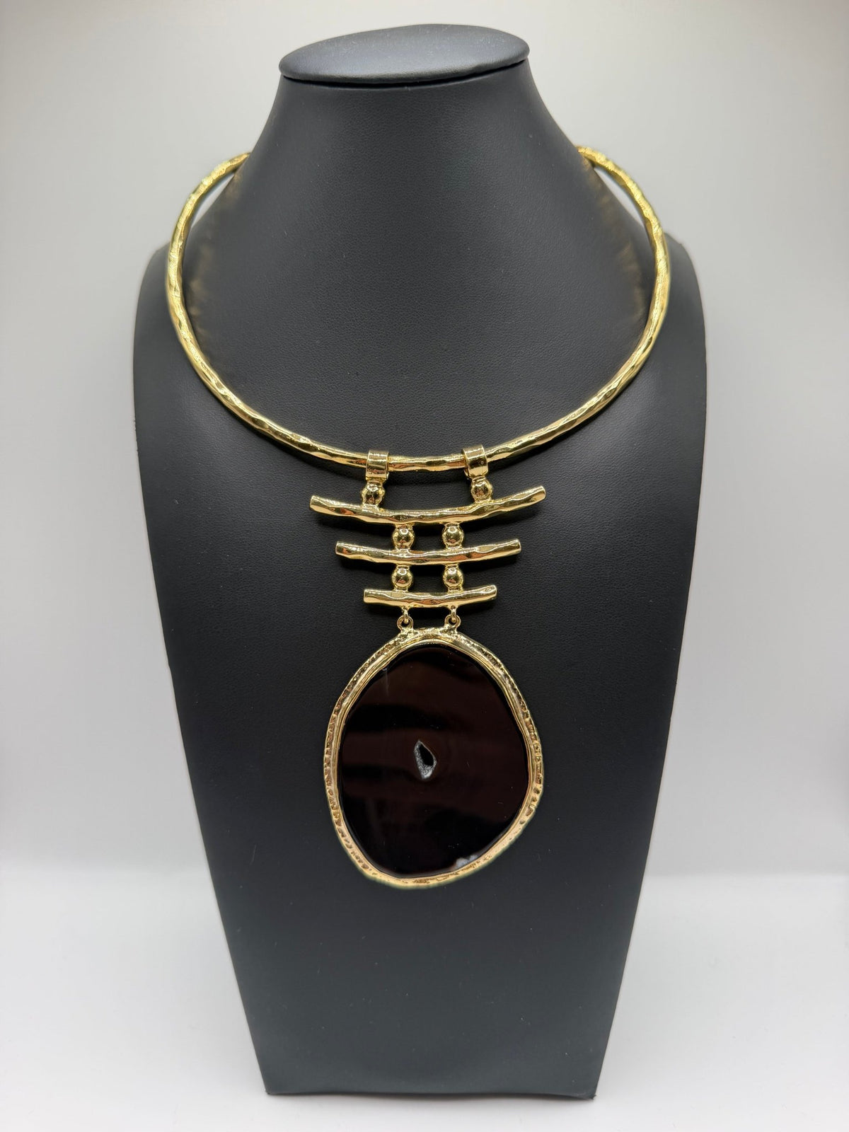 Black Agate Strata - AVA Jewelry