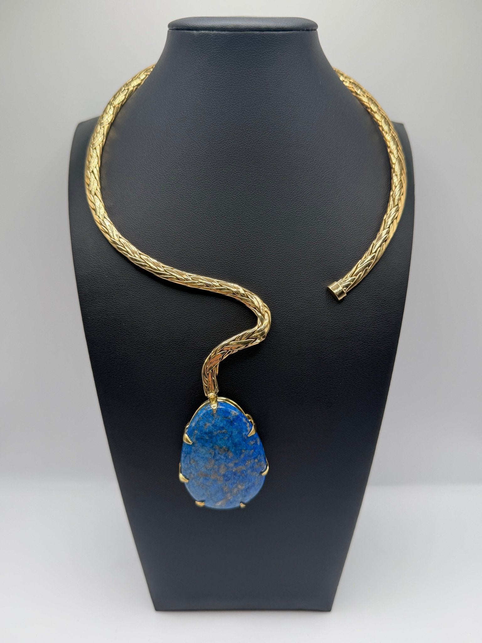 Blue rope snake - AVA Jewelry