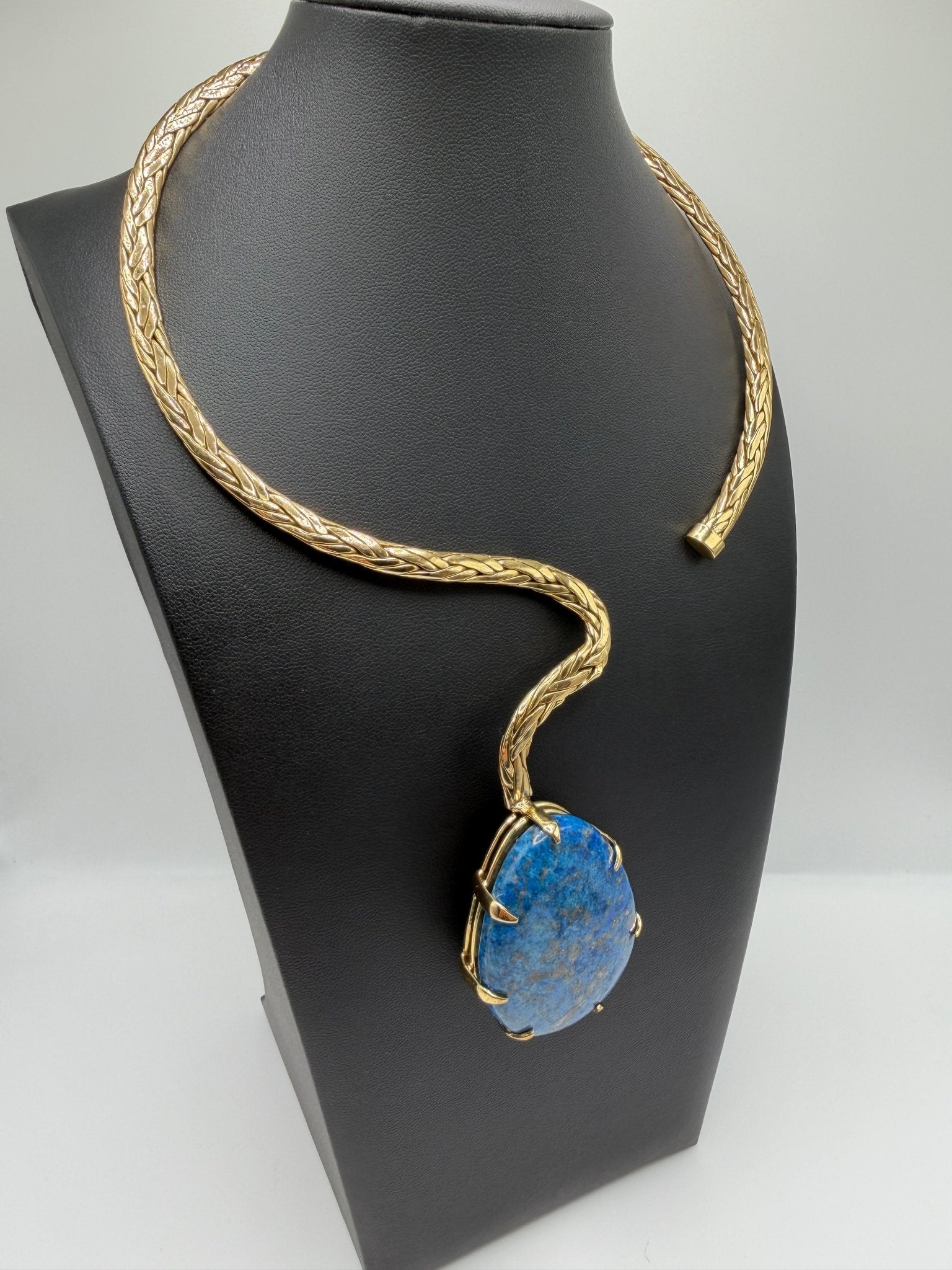 Blue rope snake - AVA Jewelry