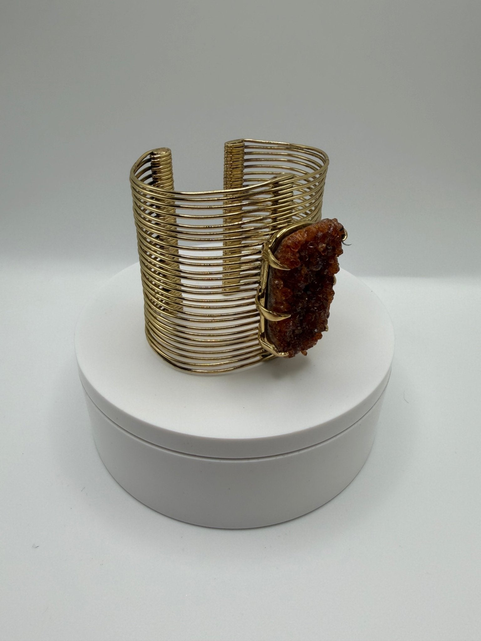 Citrine wire Cuff - AVA Jewelry
