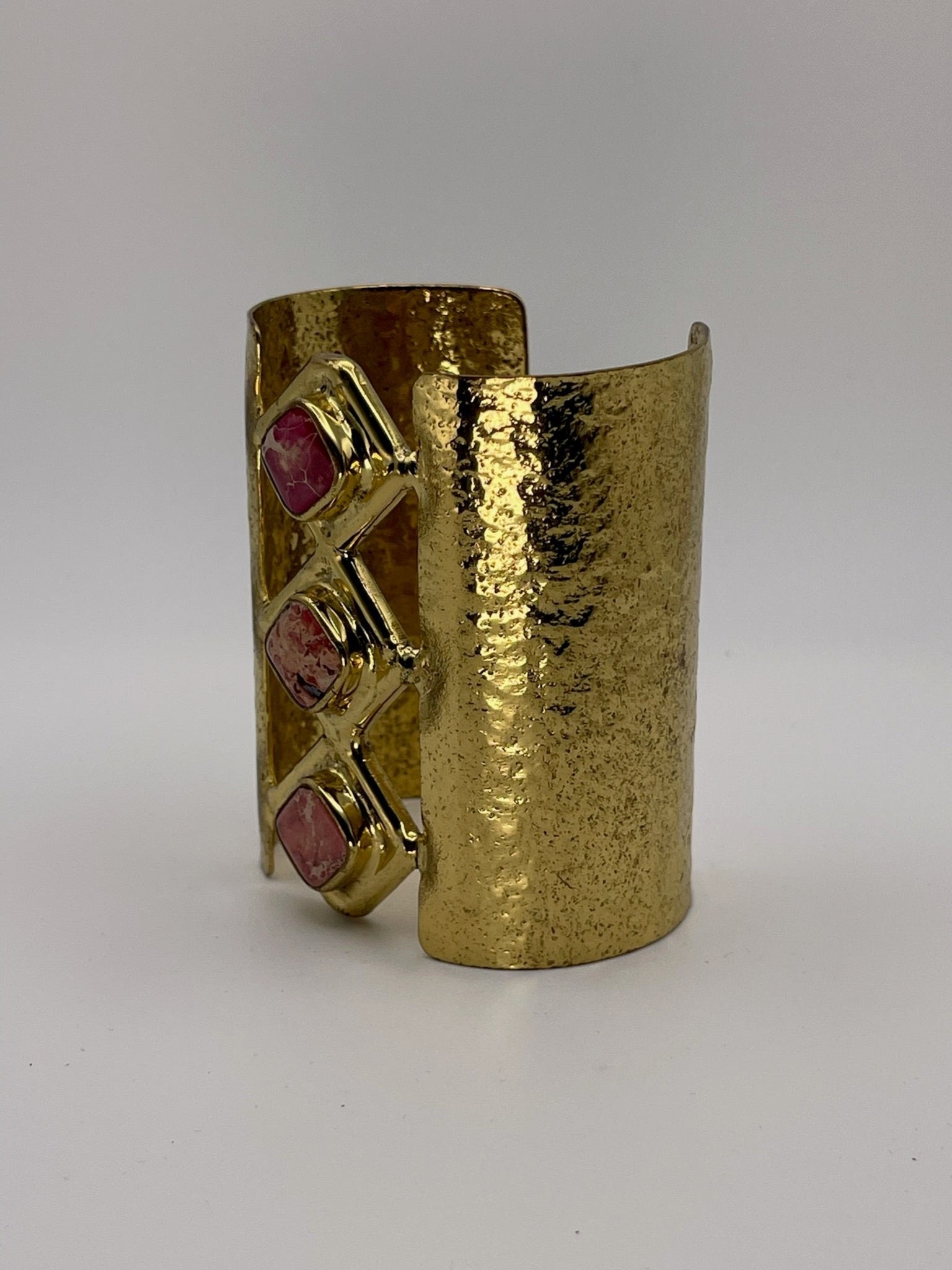 Crimson Mosaic Cuff - AVA Jewelry