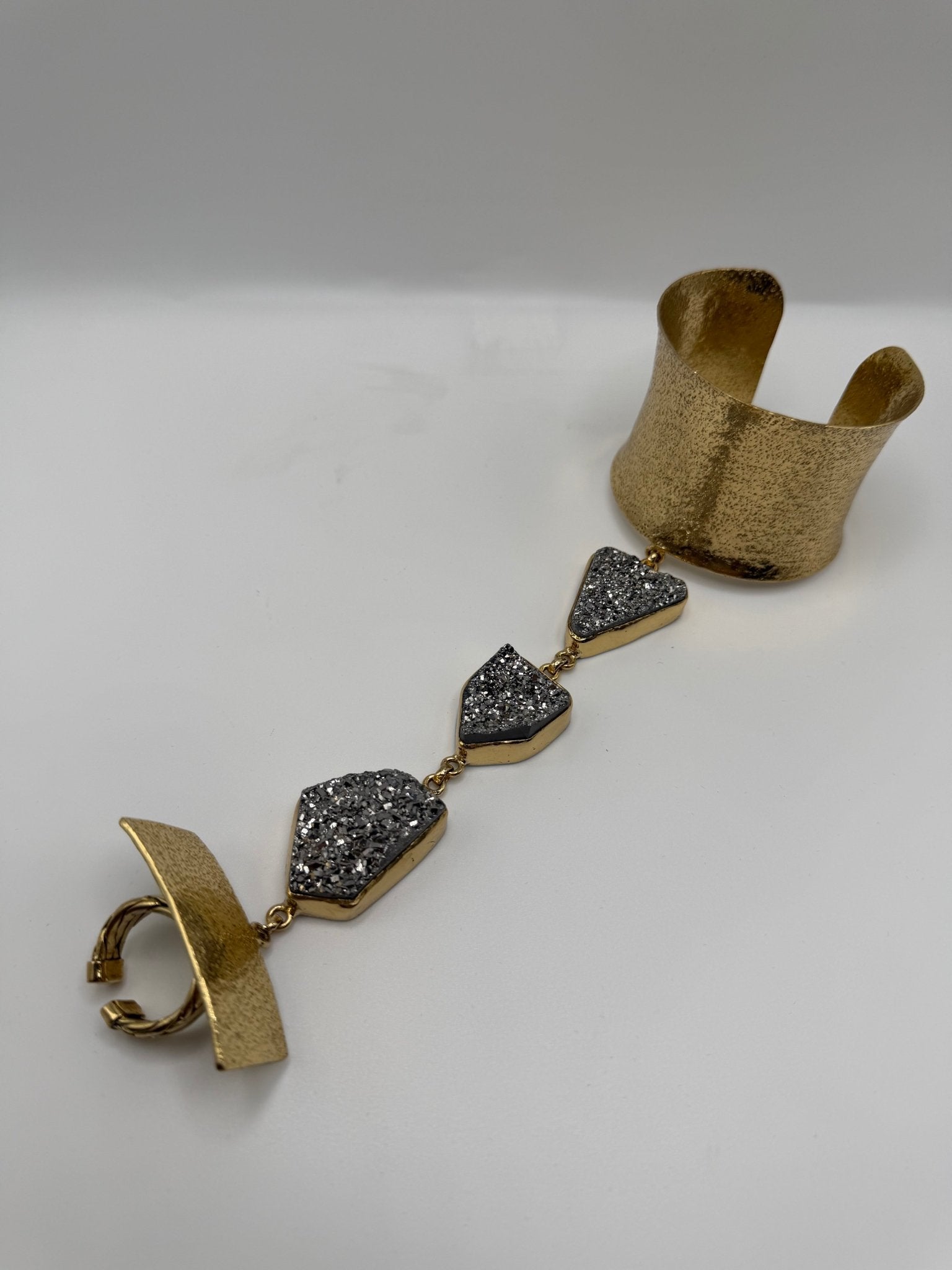 Druzy hand harness - AVA Jewelry