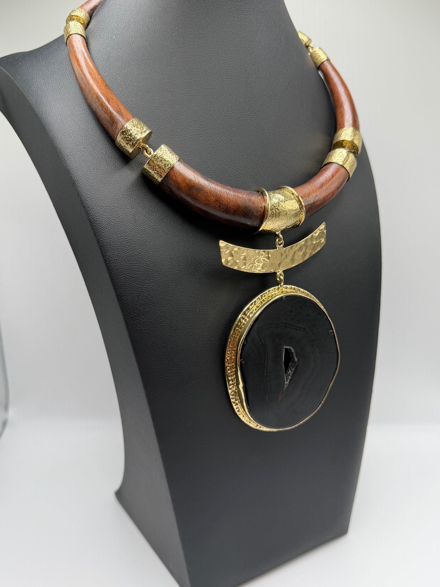 Ember Root Agate Neckpiece - AVA Jewelry