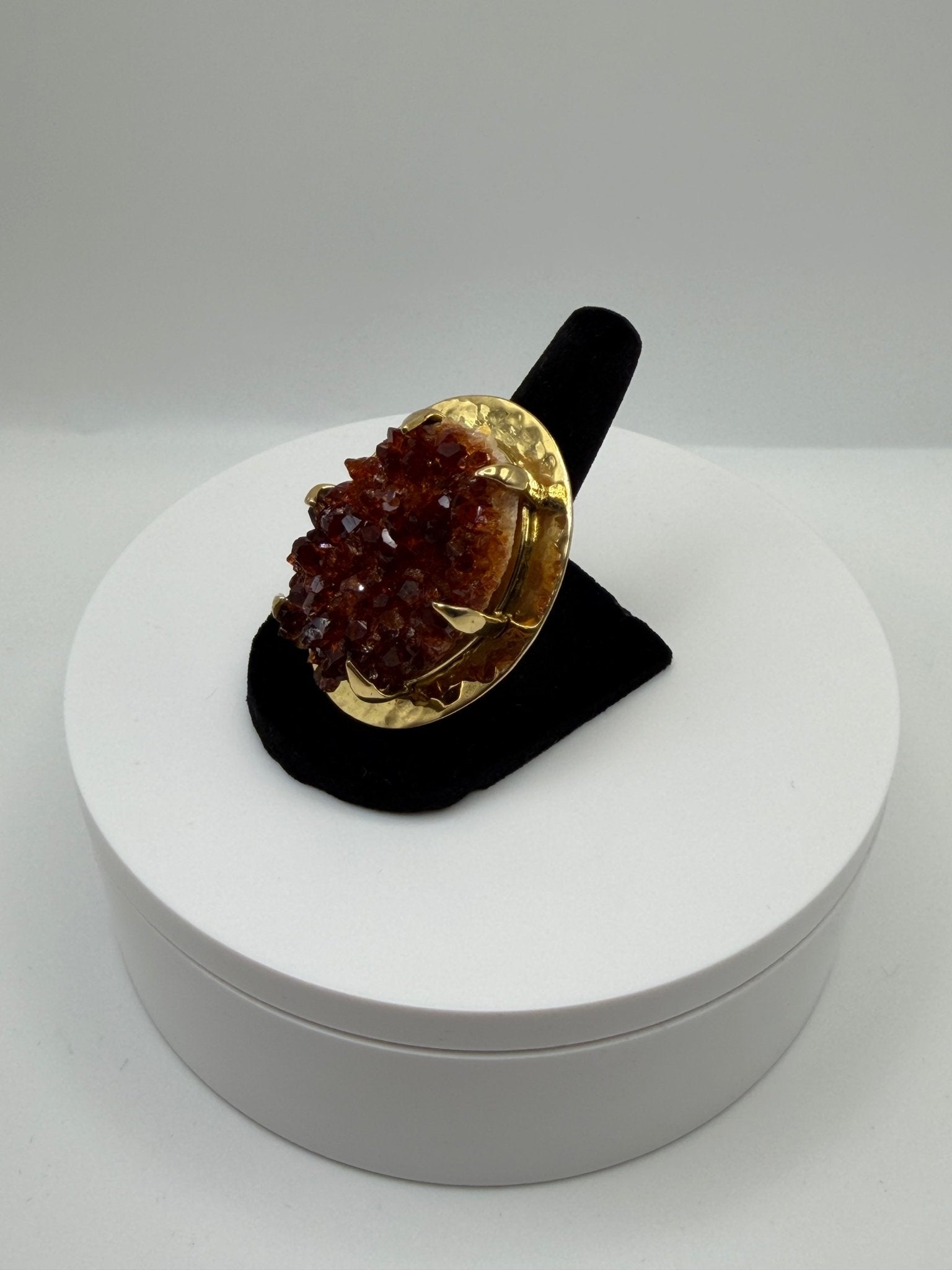 Framed Citrine ring - AVA Jewelry