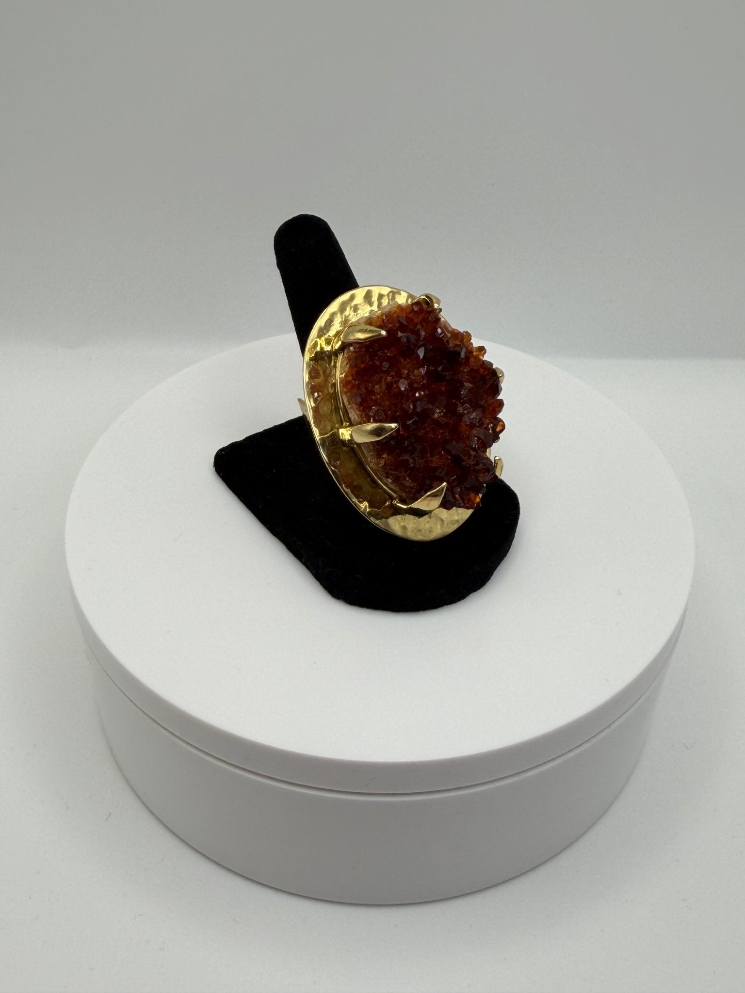 Framed Citrine ring - AVA Jewelry