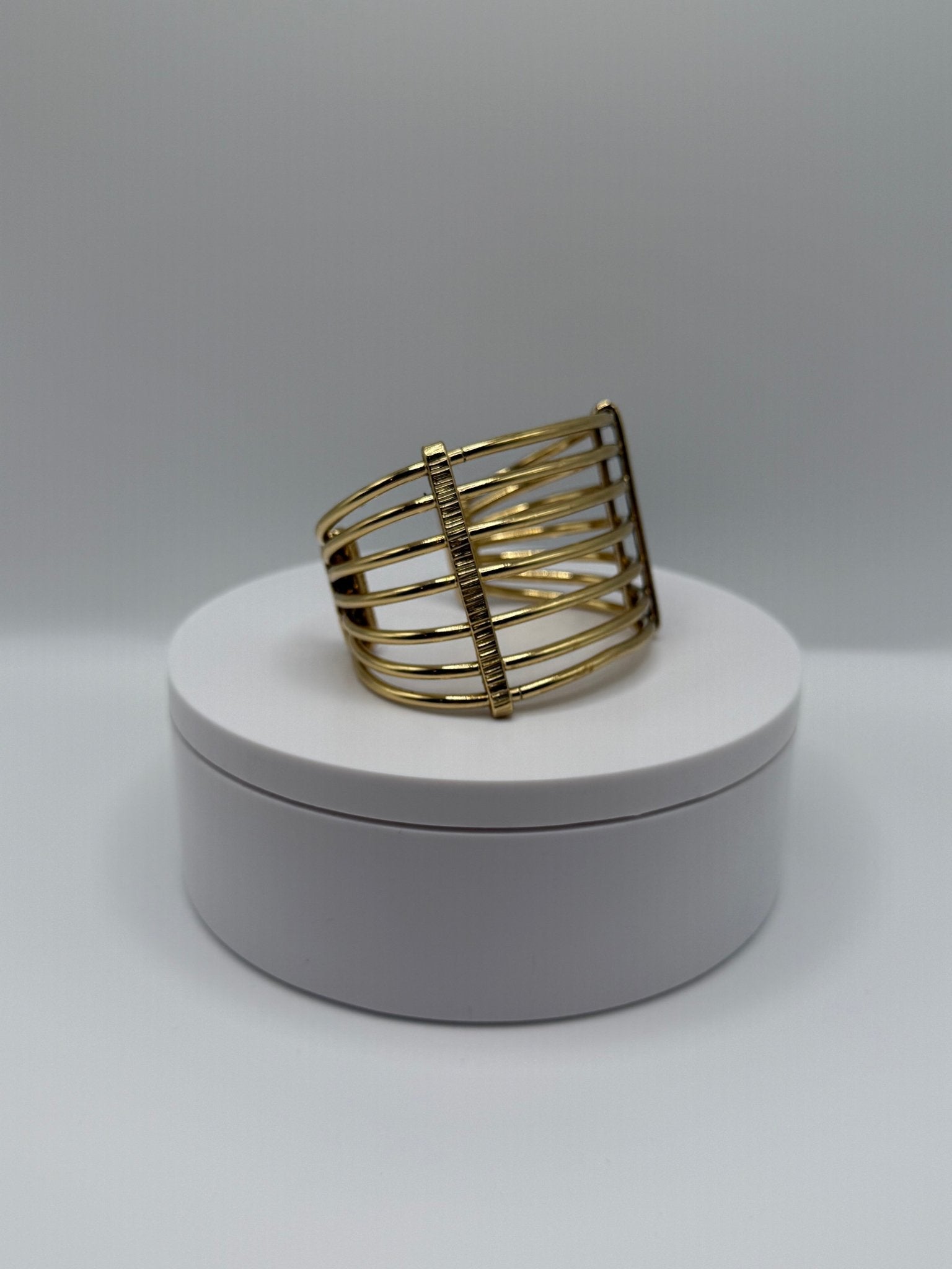 Golden Frequency Cuff - AVA Jewelry