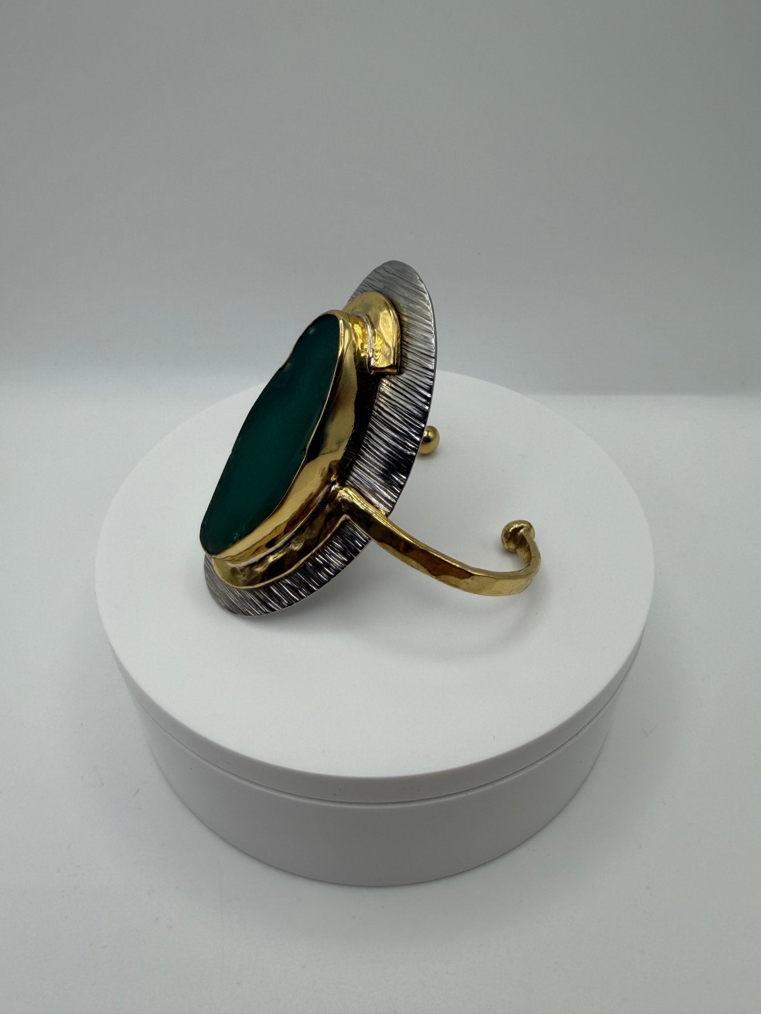 Green agate Bracelet - AVA Jewelry