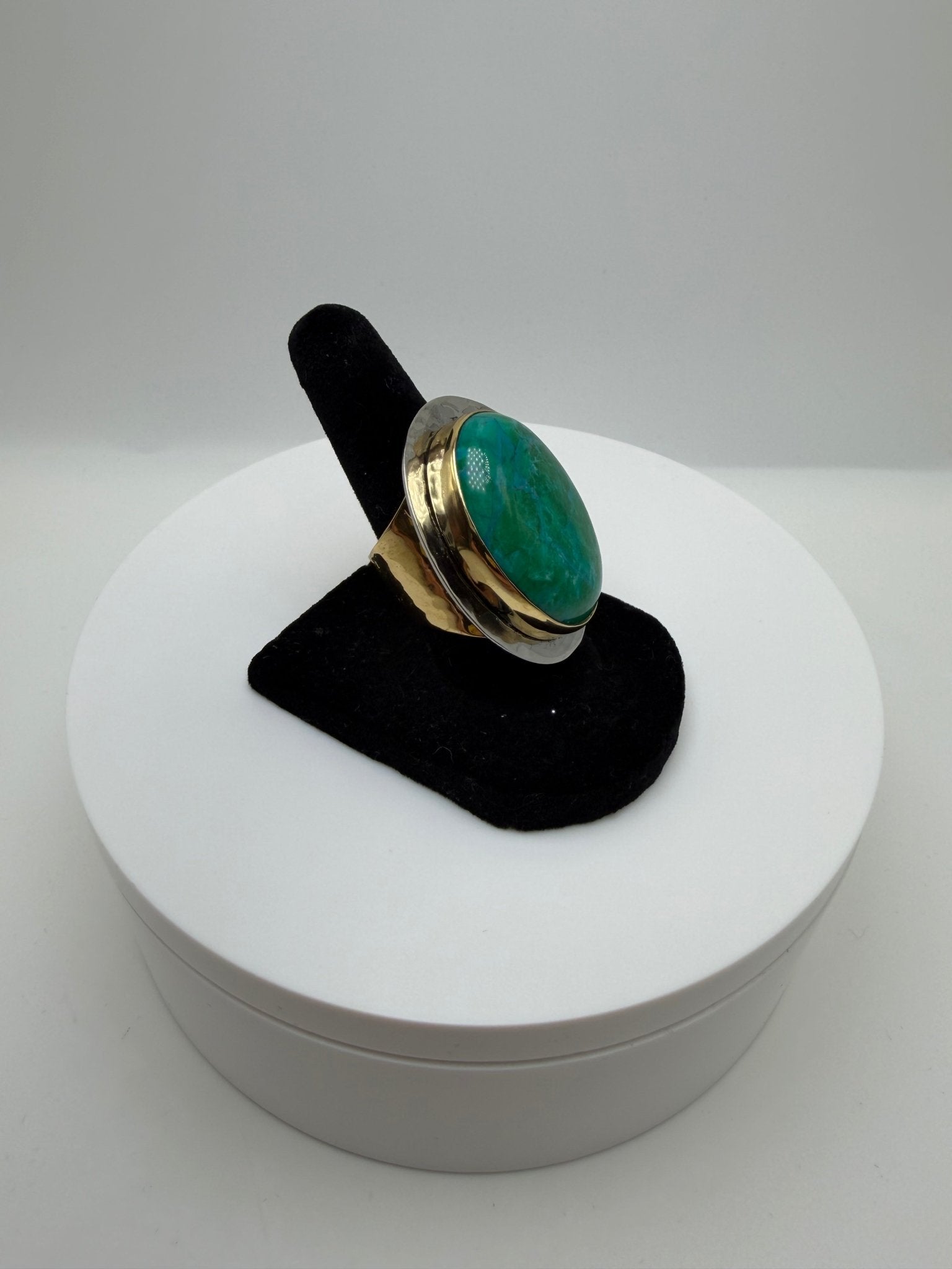 Green wrap ring - AVA Jewelry