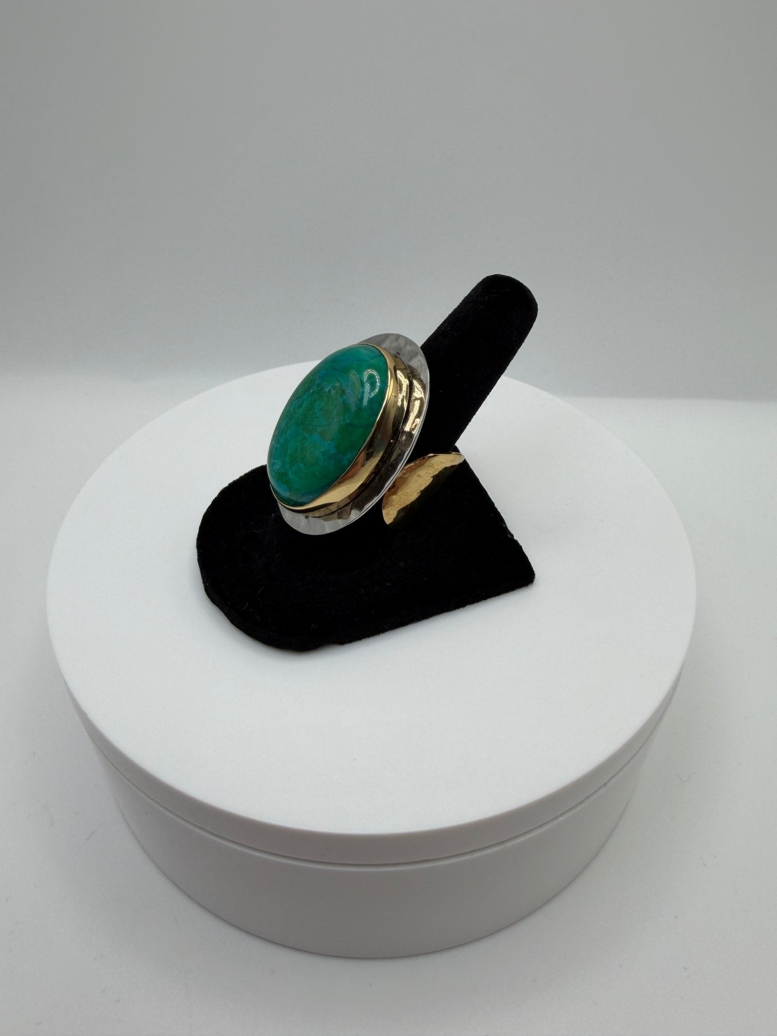 Green wrap ring - AVA Jewelry