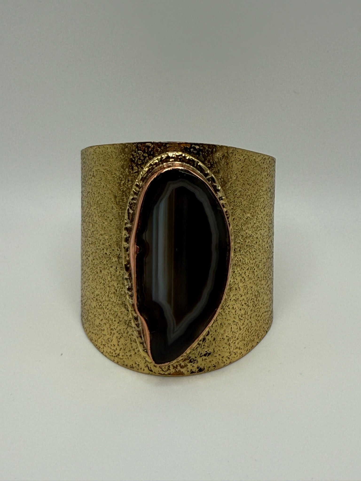 Obsidian Cuff - AVA Jewelry
