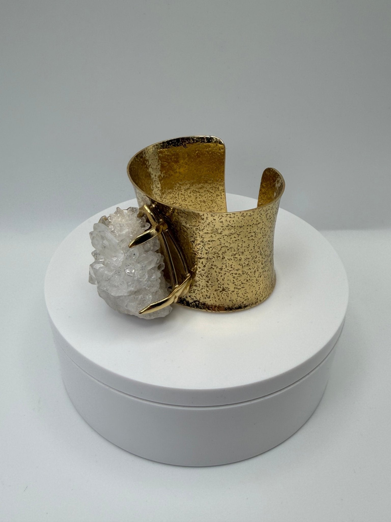 Quartz Crystal cuff - AVA Jewelry