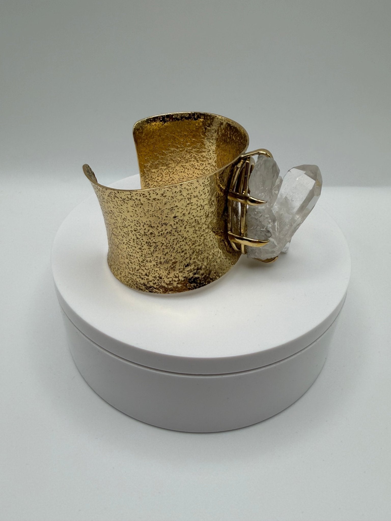 Quartz Crystal Cuff - AVA Jewelry