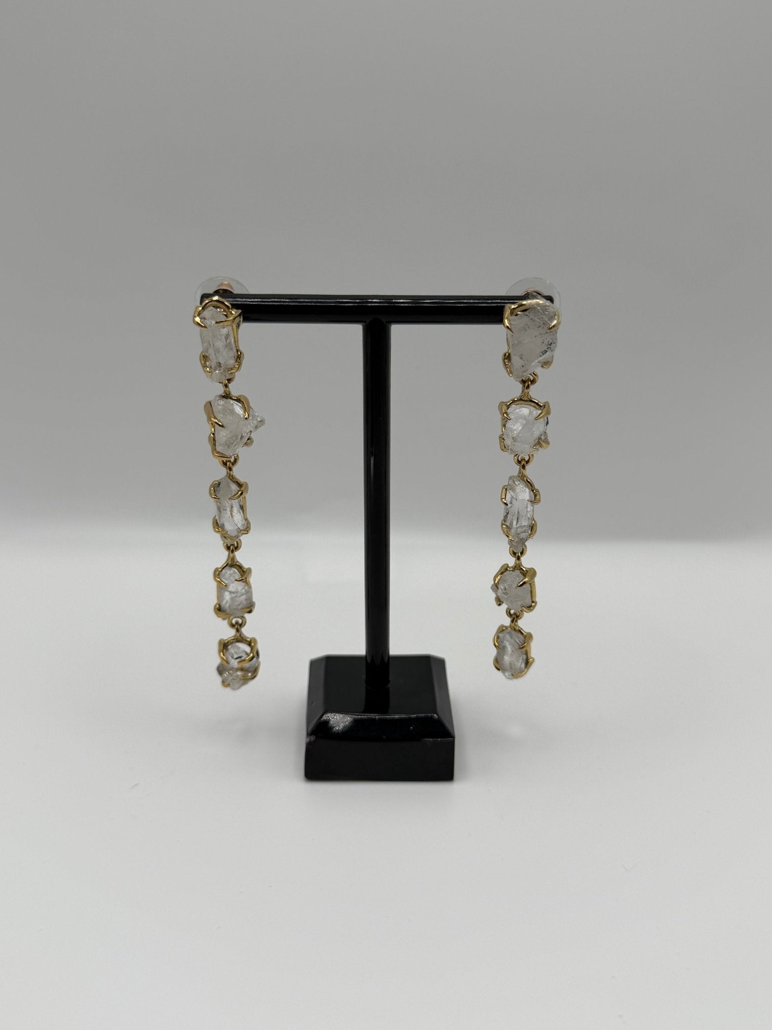 Quartz Crystal Drop Earrings - AVA Jewelry