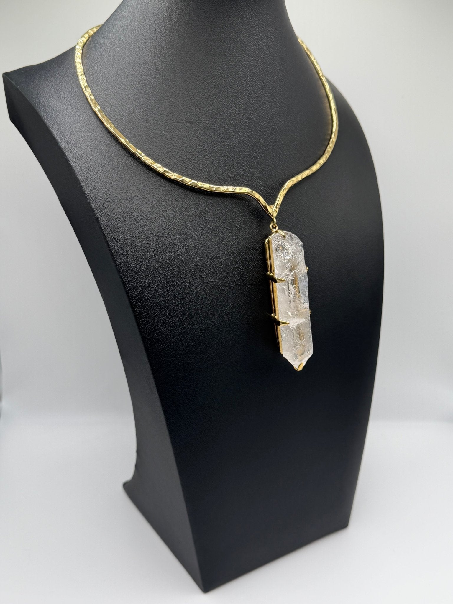 Quartz Crystal Point V - AVA Jewelry
