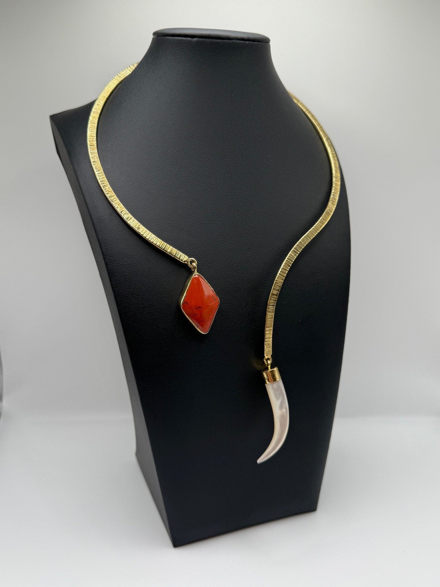 Red and Horn - AVA Jewelry
