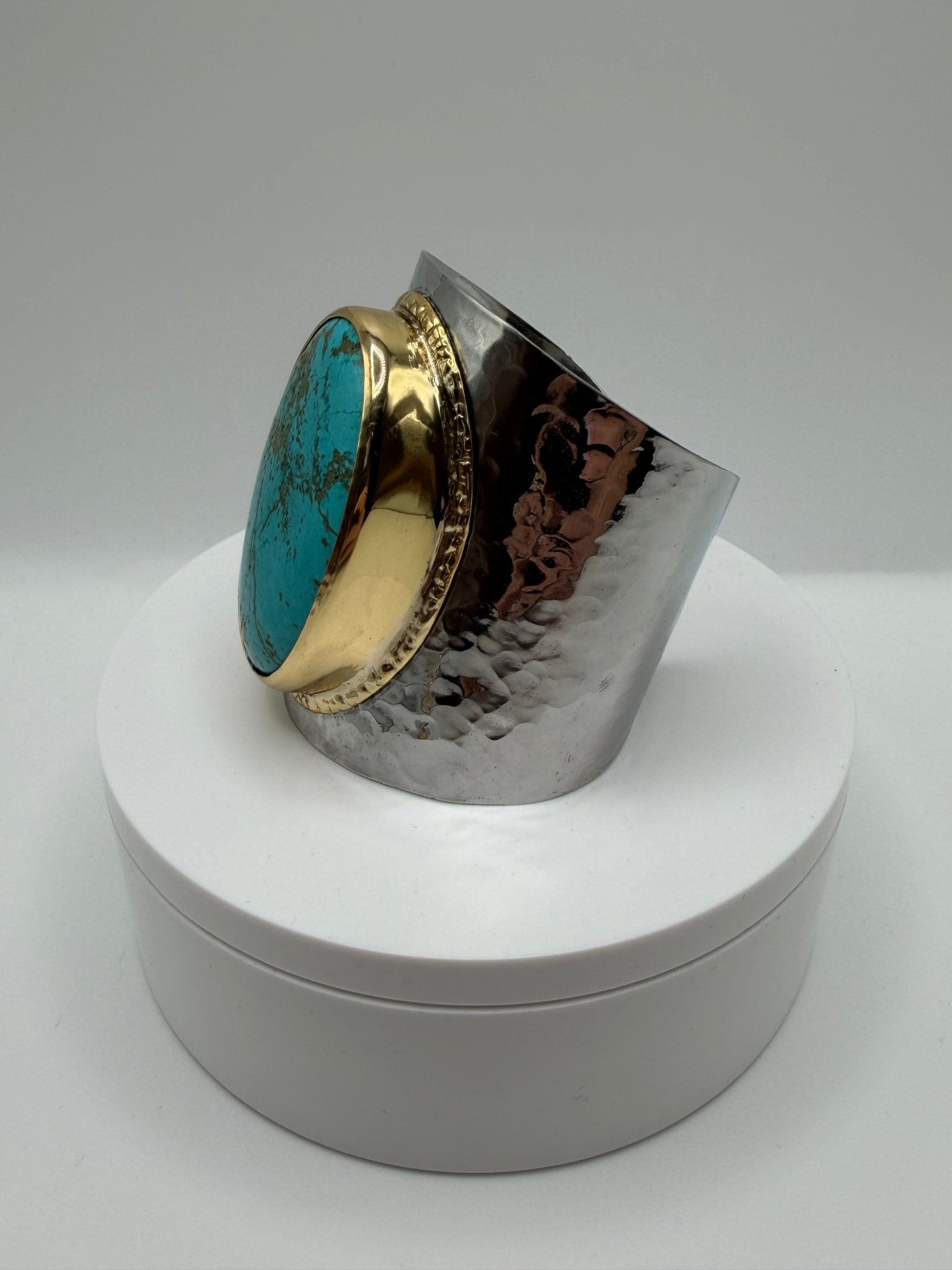 Steel Azure Heroine Cuff - AVA Jewelry