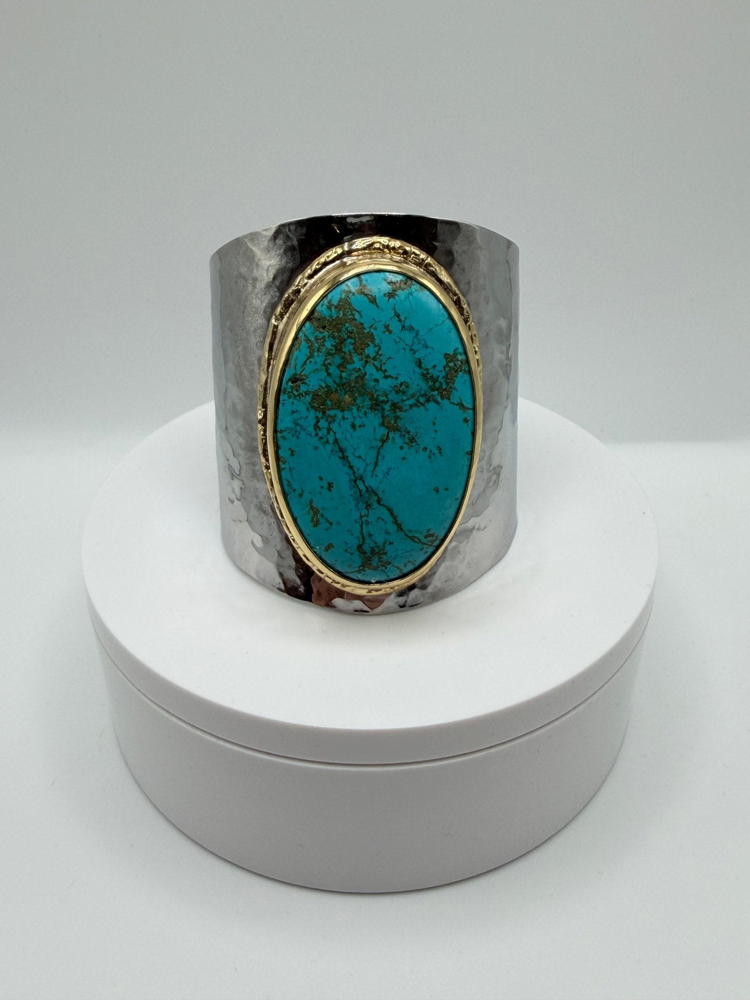 Steel Azure Heroine Cuff - AVA Jewelry