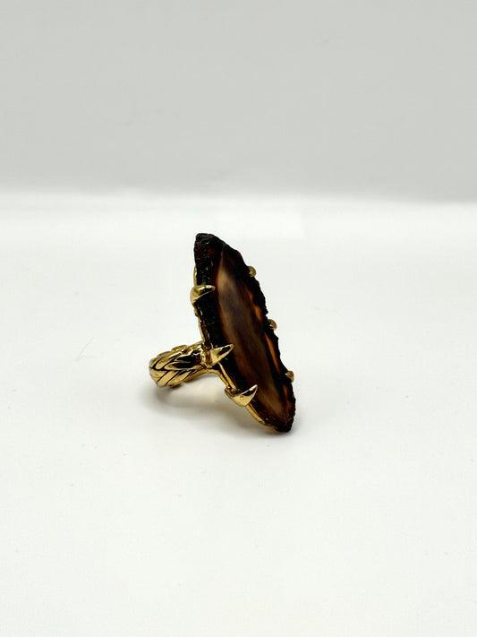 Agate Ember Ring