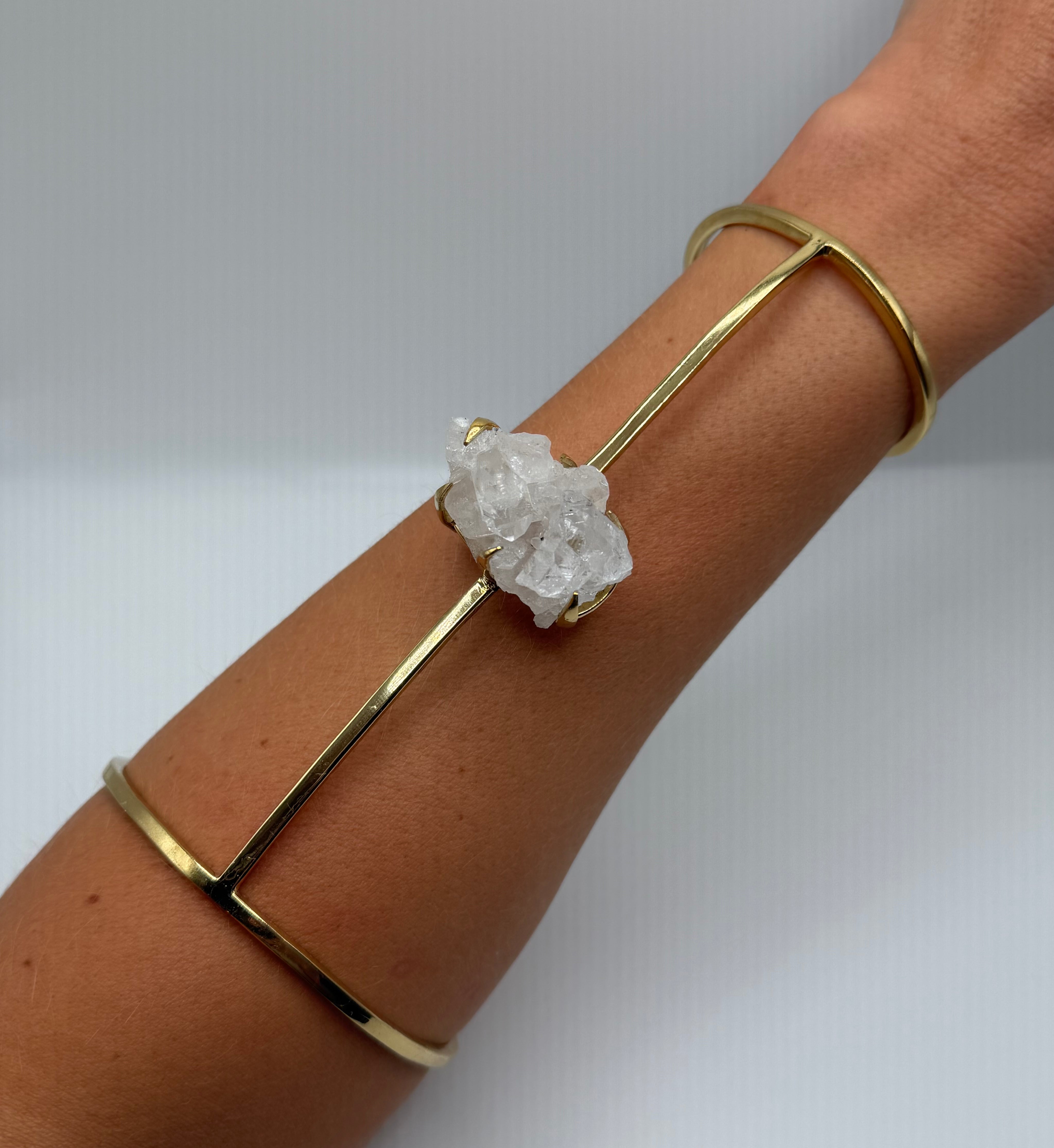 Axis Quartz Crystal Cuff