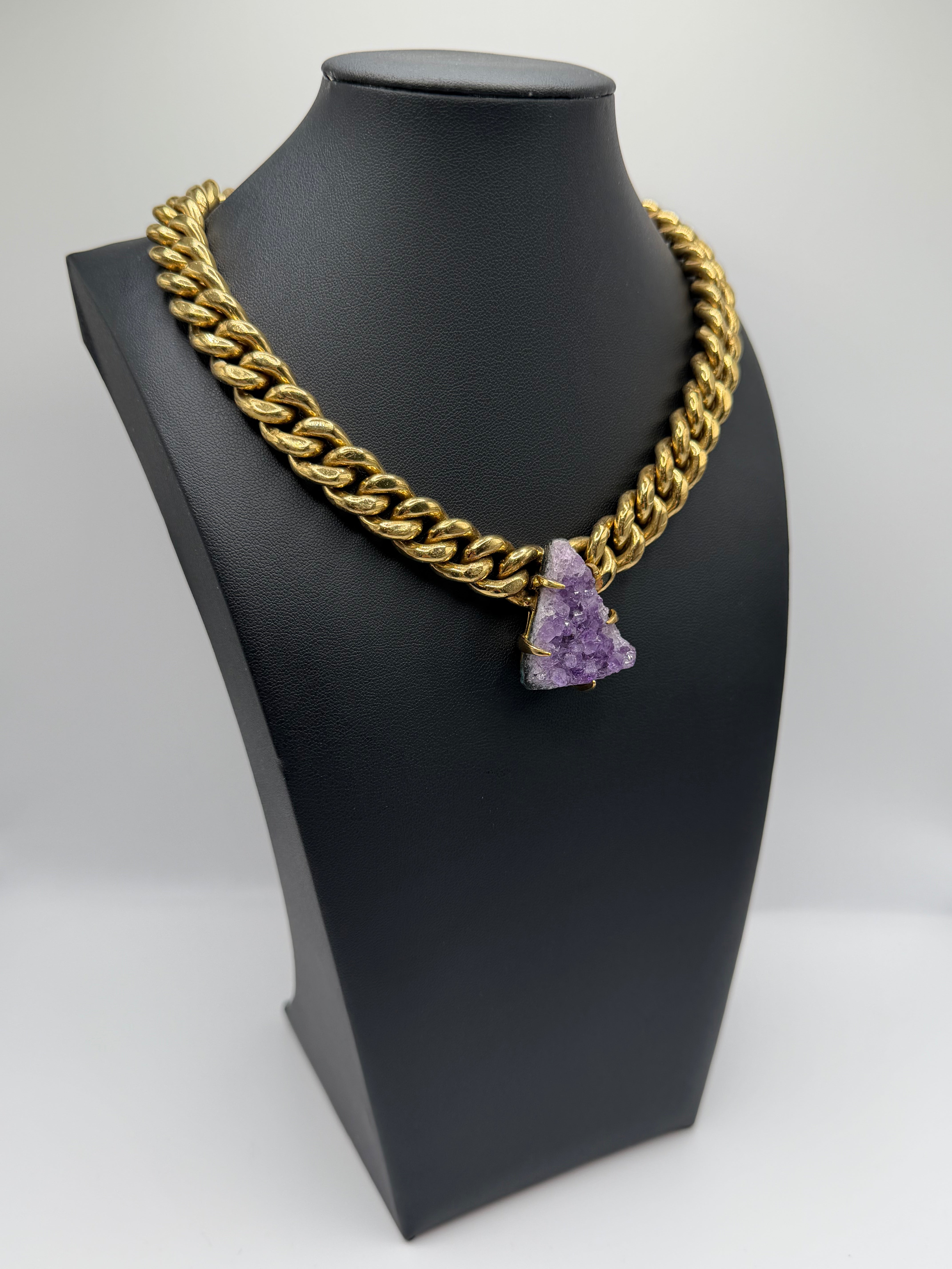 Amethyst Triangle Chain