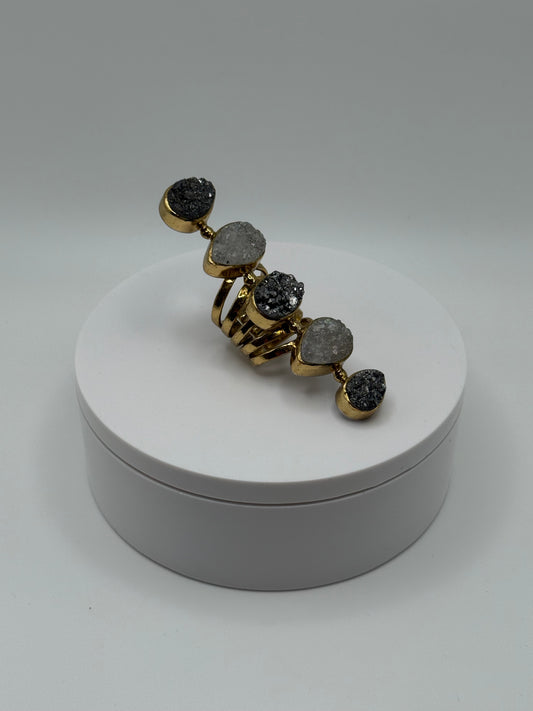 Statement Druzy Ring