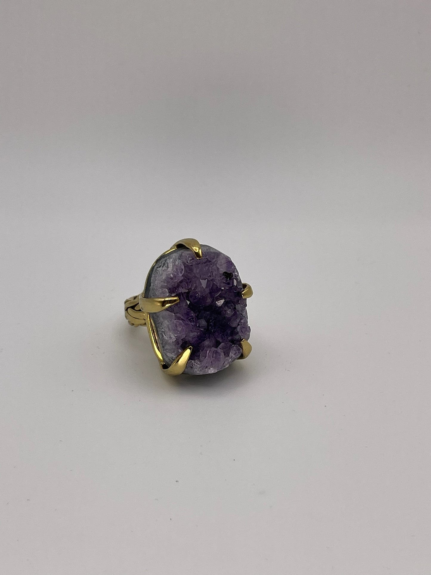 Amethyst Crown Ring