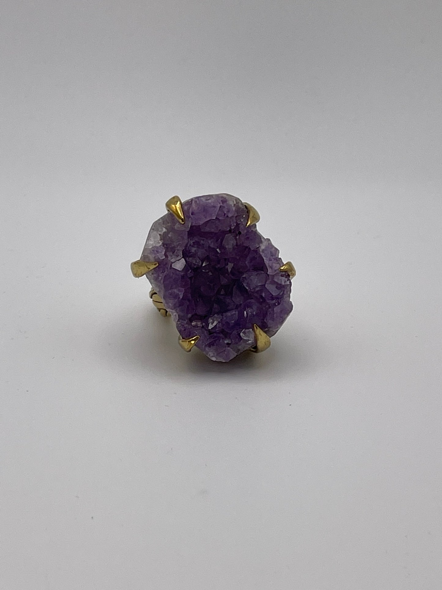 Amethyst Crown Ring