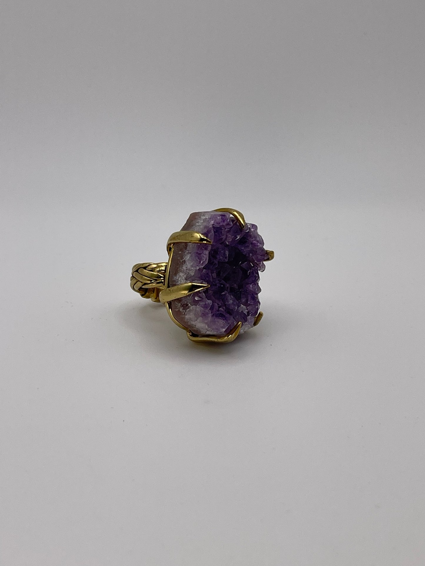 Amethyst Crown Ring