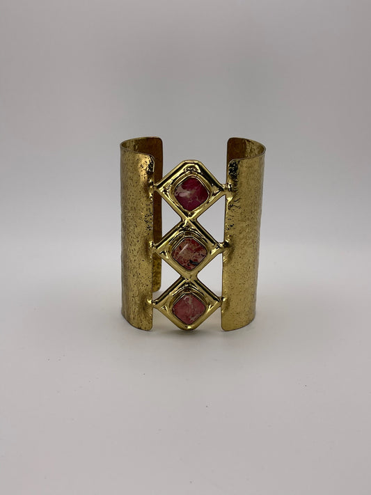 Crimson Mosaic Cuff