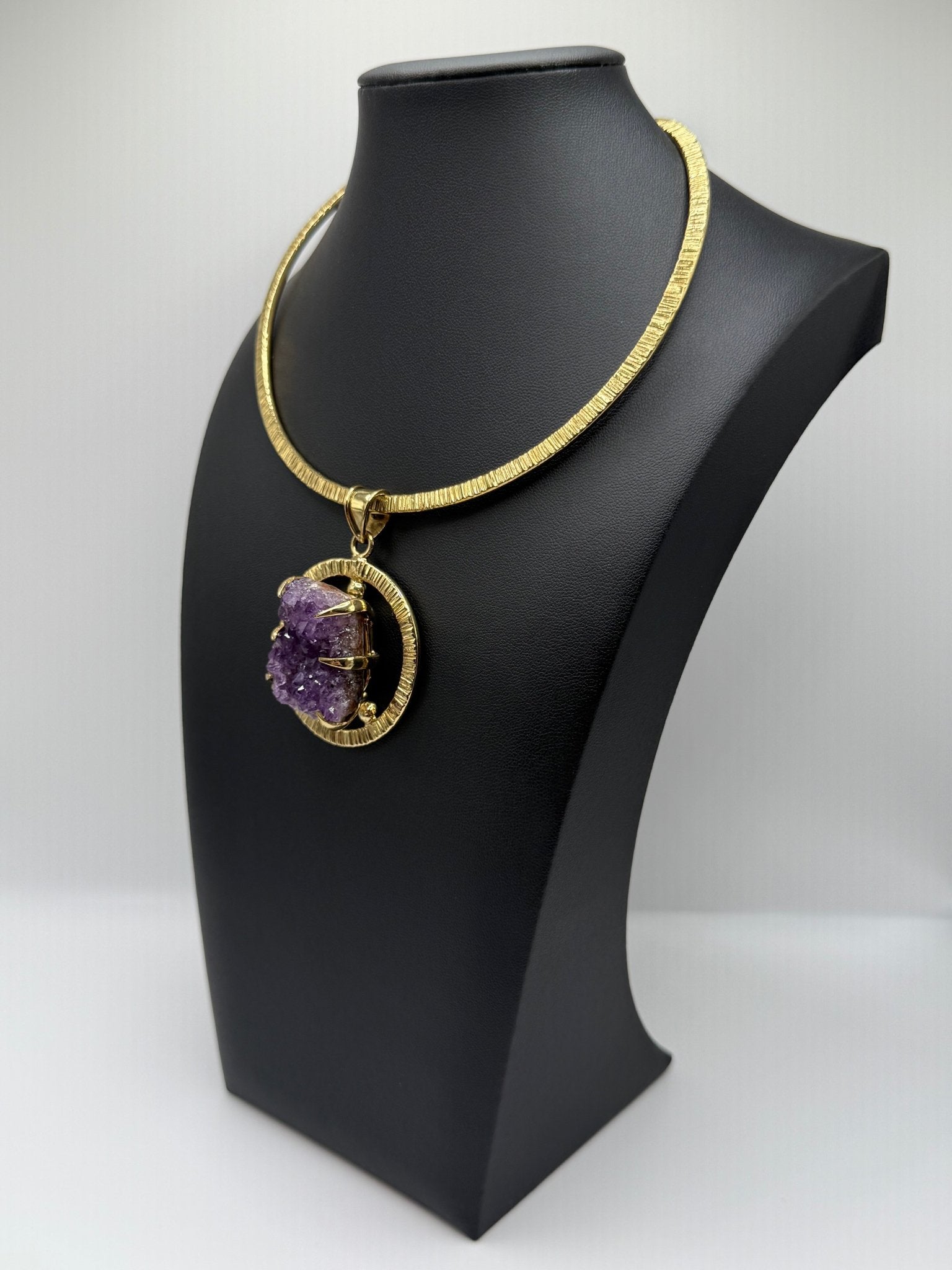 Amethyst Halo - AVA Jewelry