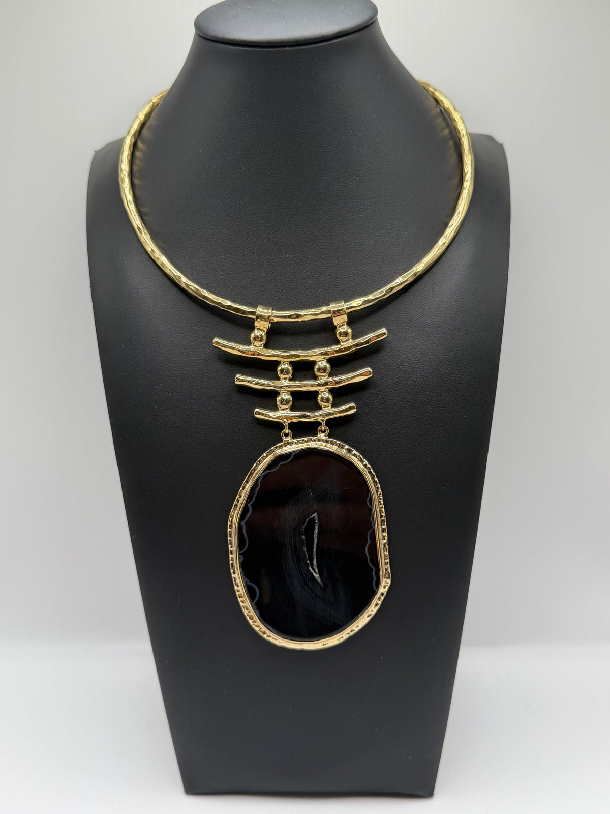 Black Agate Strata - AVA Jewelry