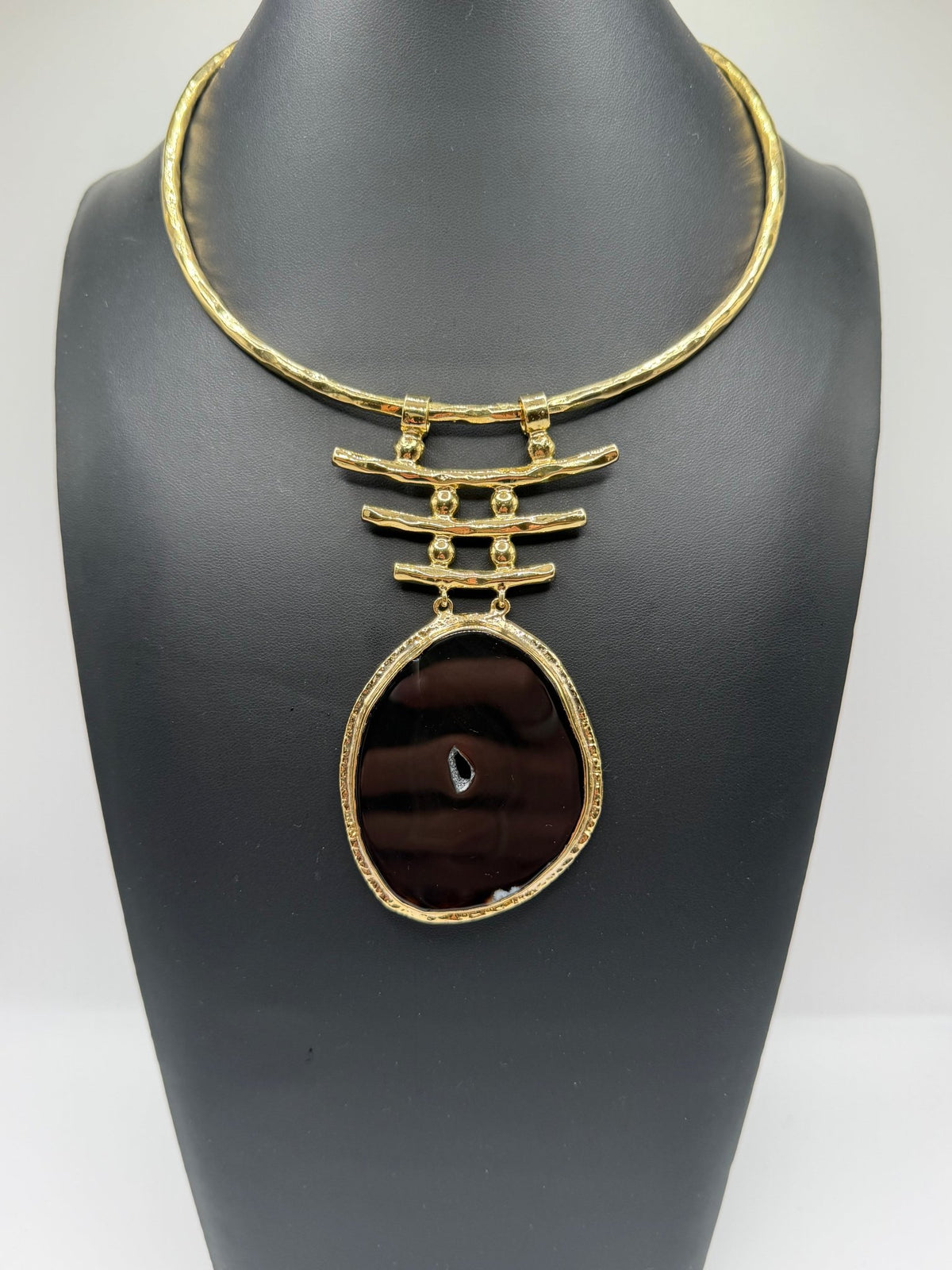 Black Agate Strata - AVA Jewelry