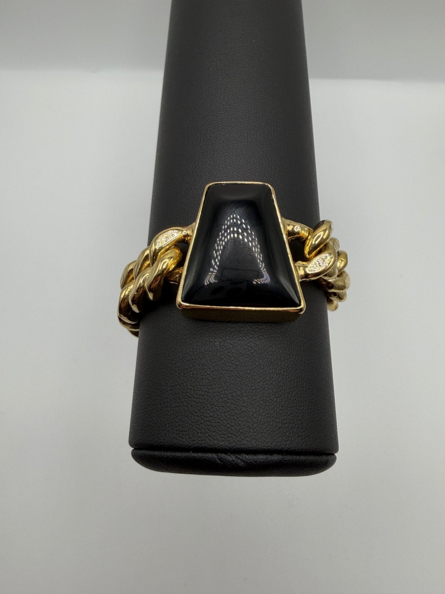 Black obsidian Chain Bracelet - AVA Jewelry