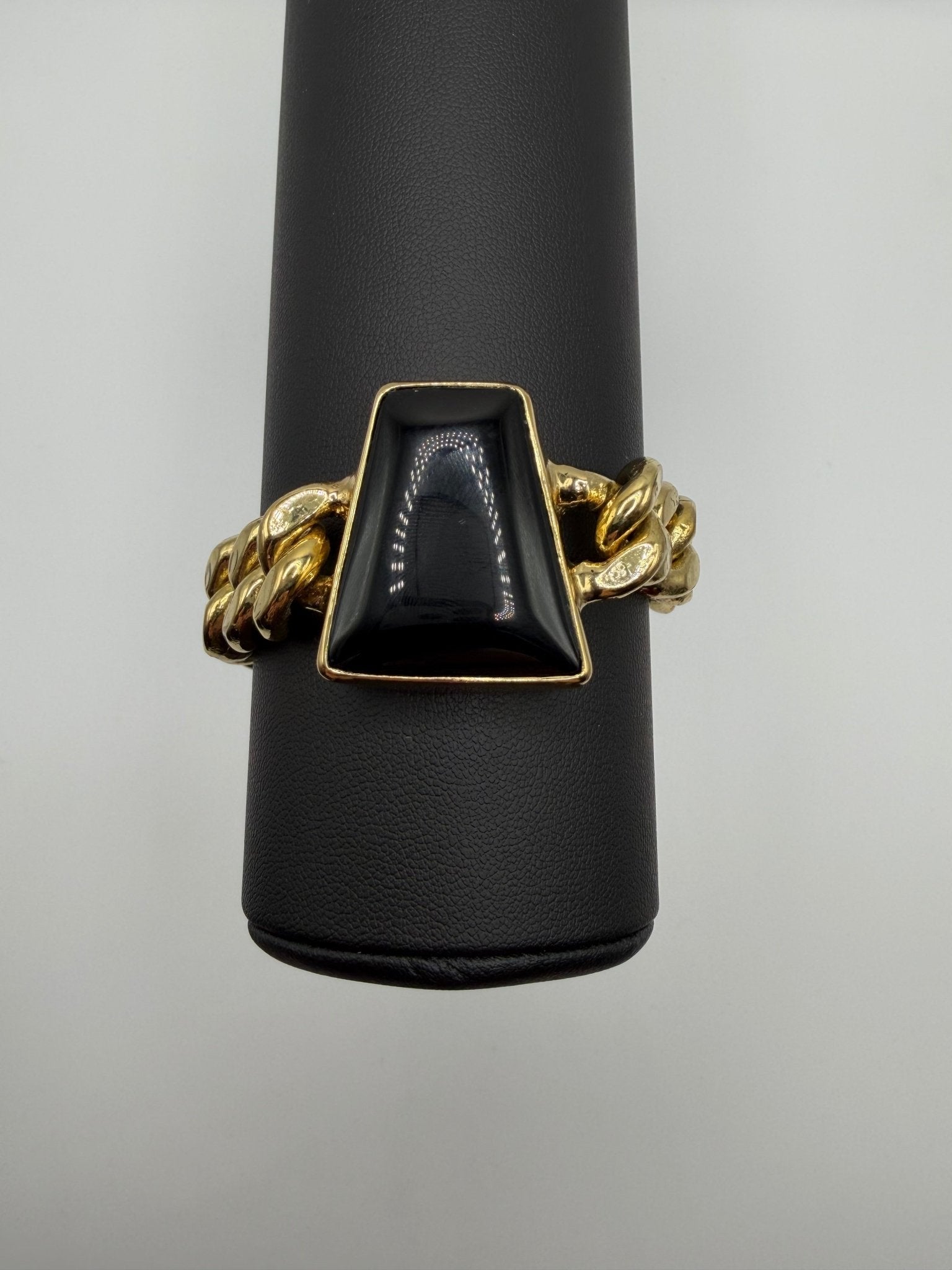 Black obsidian Chain Bracelet - AVA Jewelry