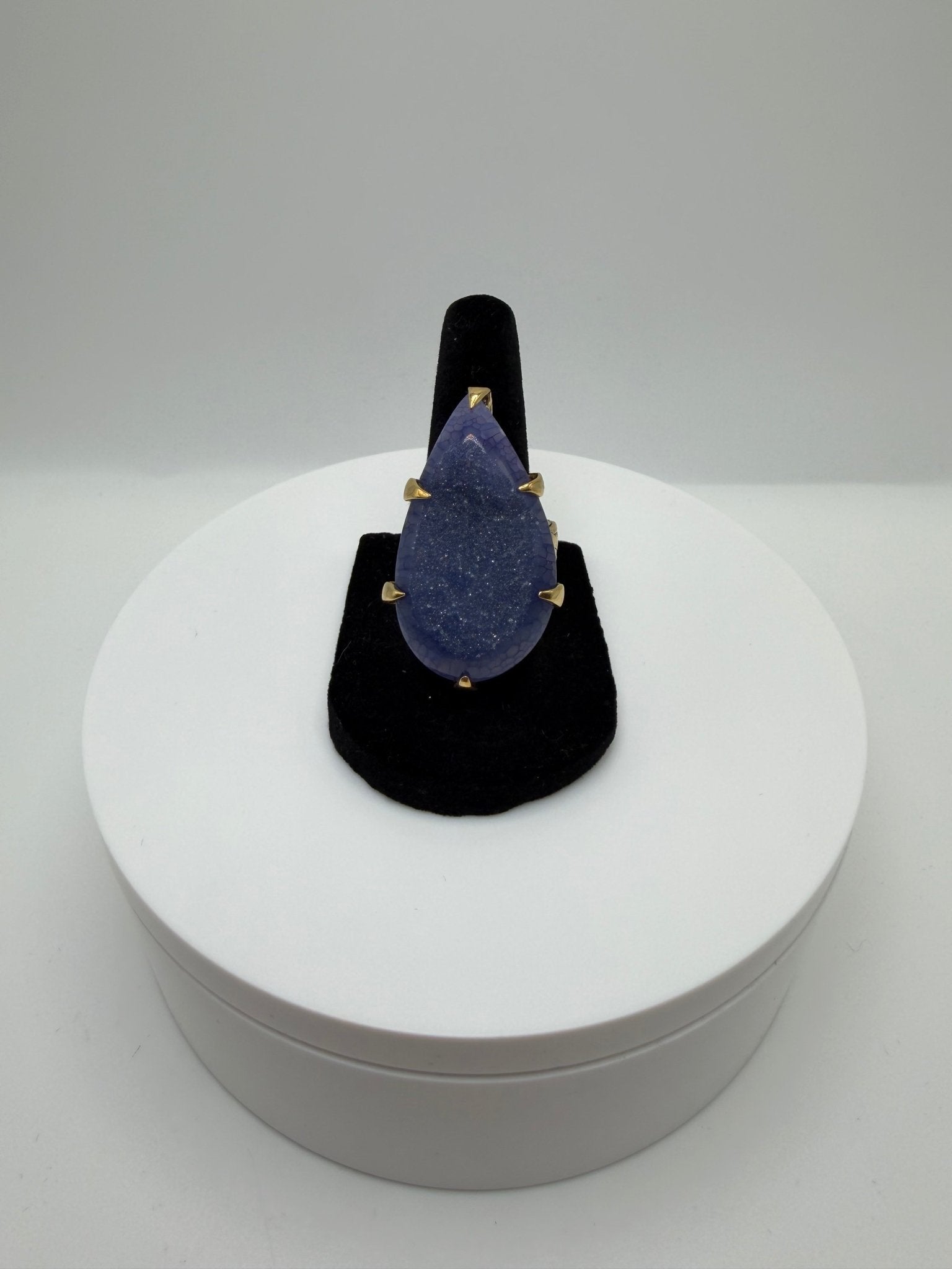 Blue braided ring - AVA Jewelry