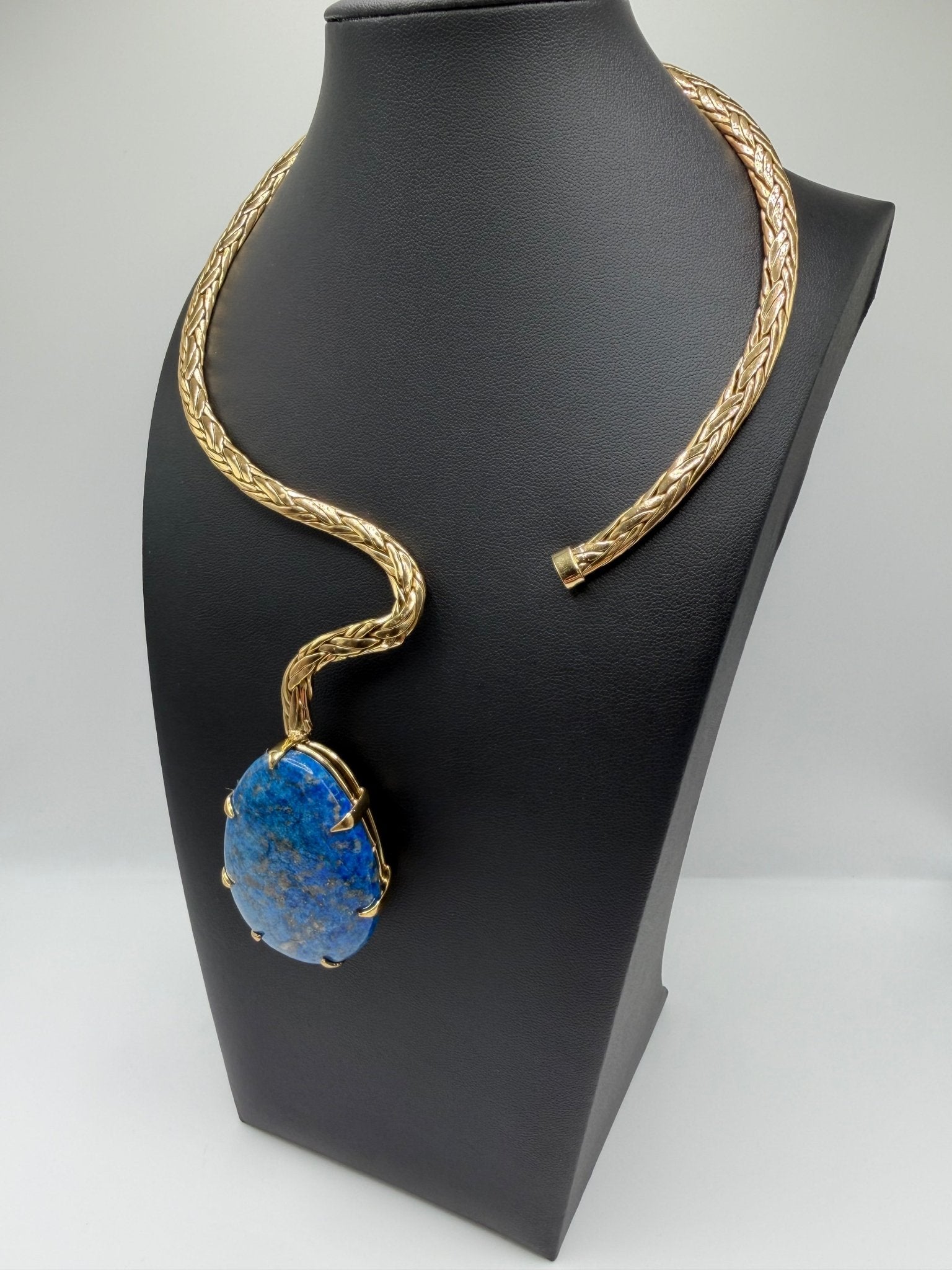 Blue rope snake - AVA Jewelry