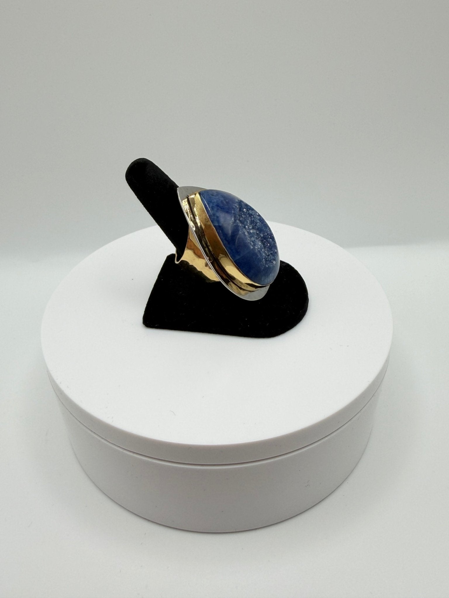 Cerulean Sparkle Ring - AVA Jewelry