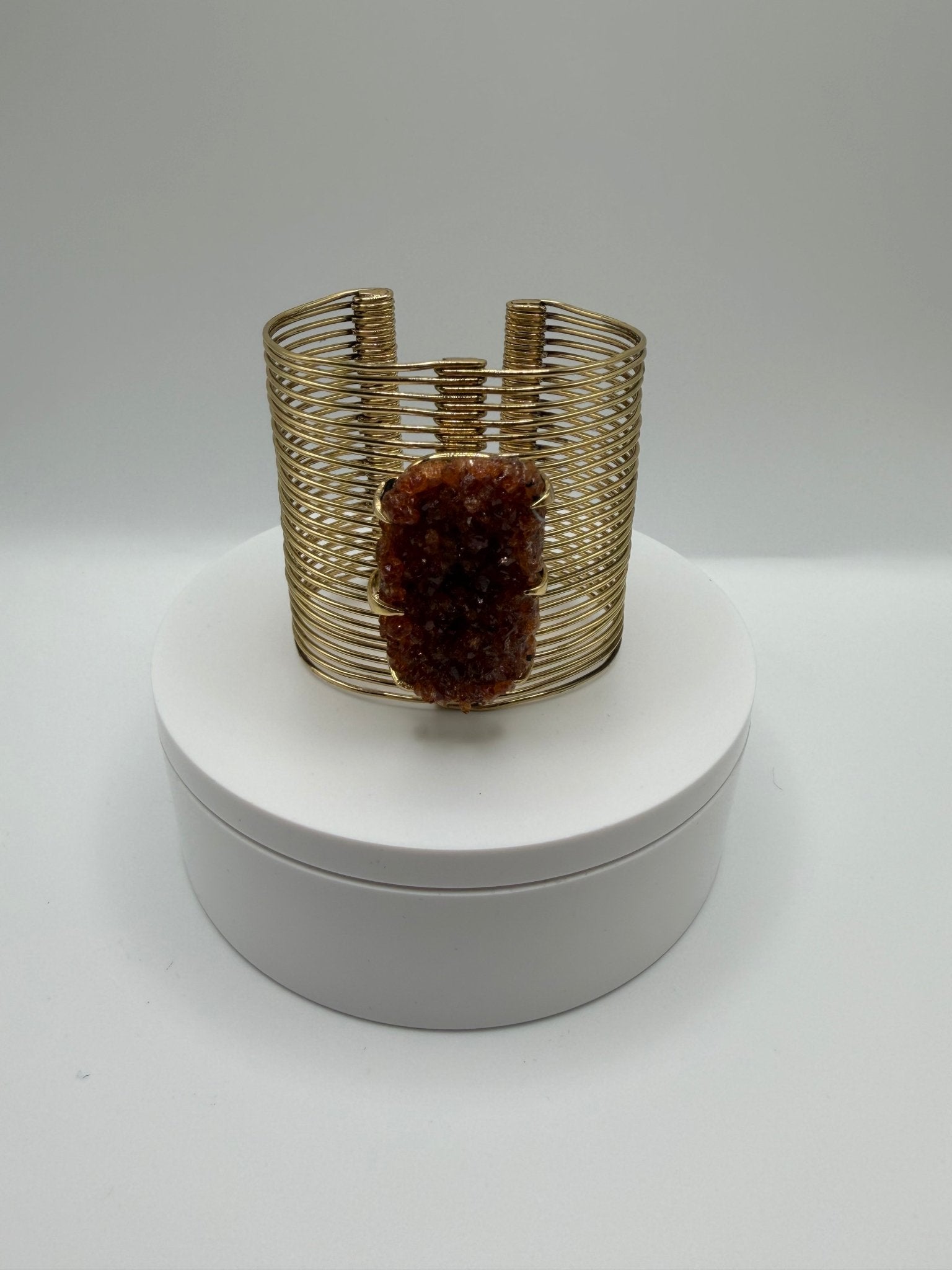Citrine wire Cuff - AVA Jewelry