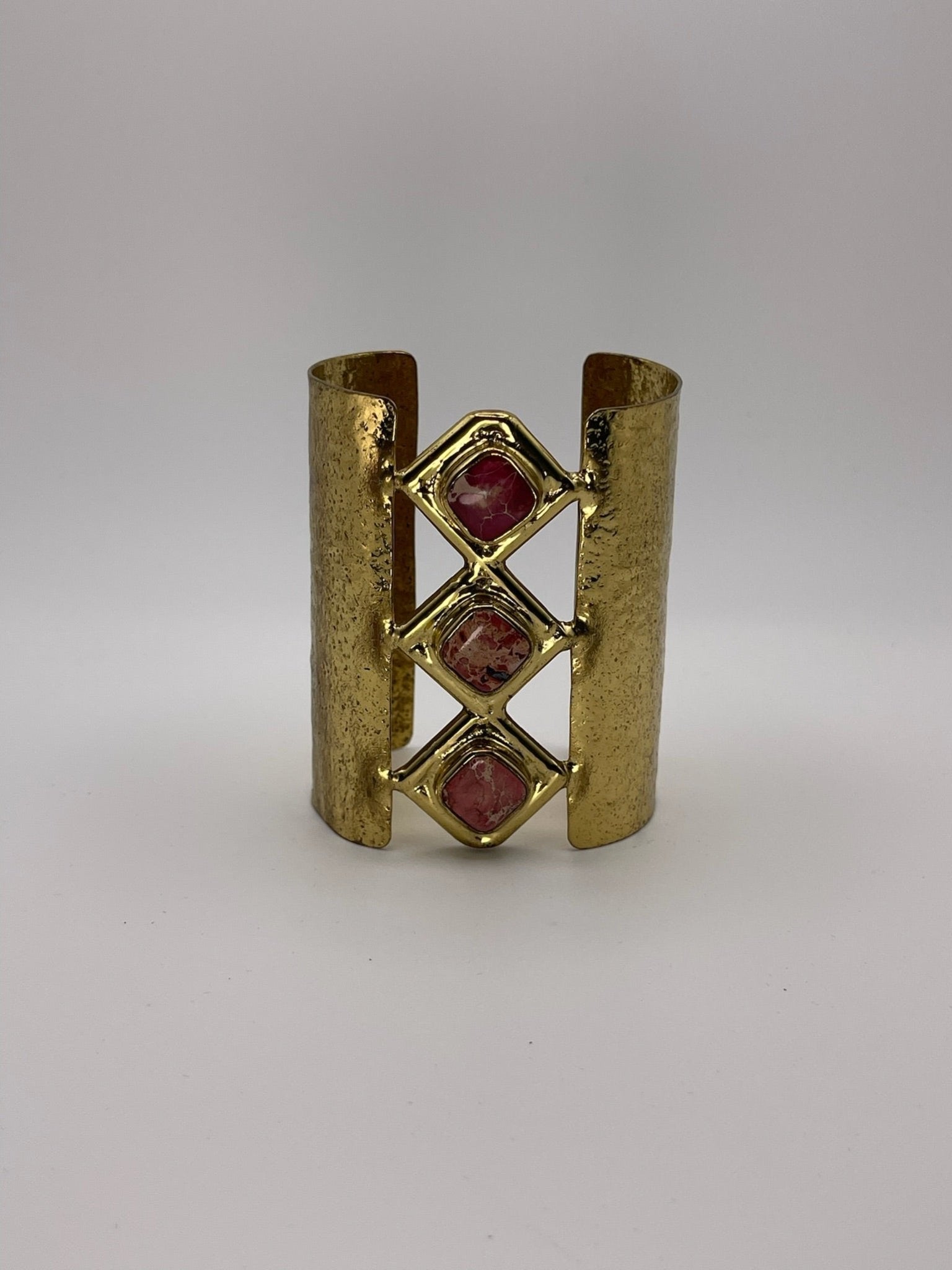 Crimson Mosaic Cuff - AVA Jewelry