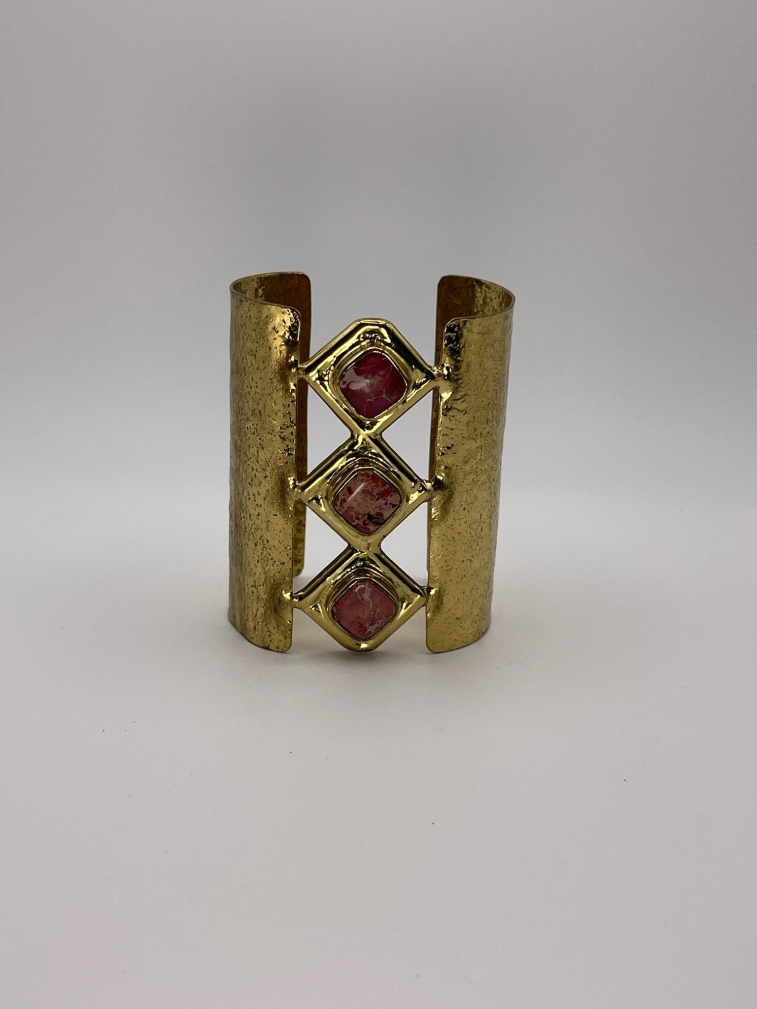 Crimson Mosaic Cuff - AVA Jewelry